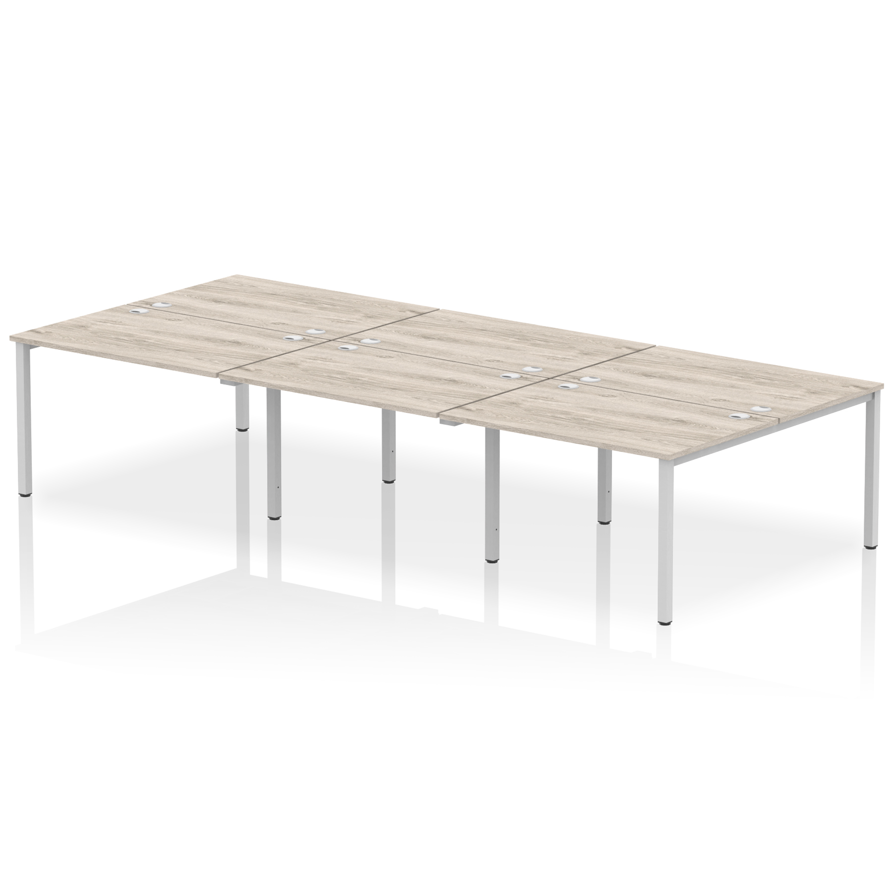 Grey Oak / Silver Frame
