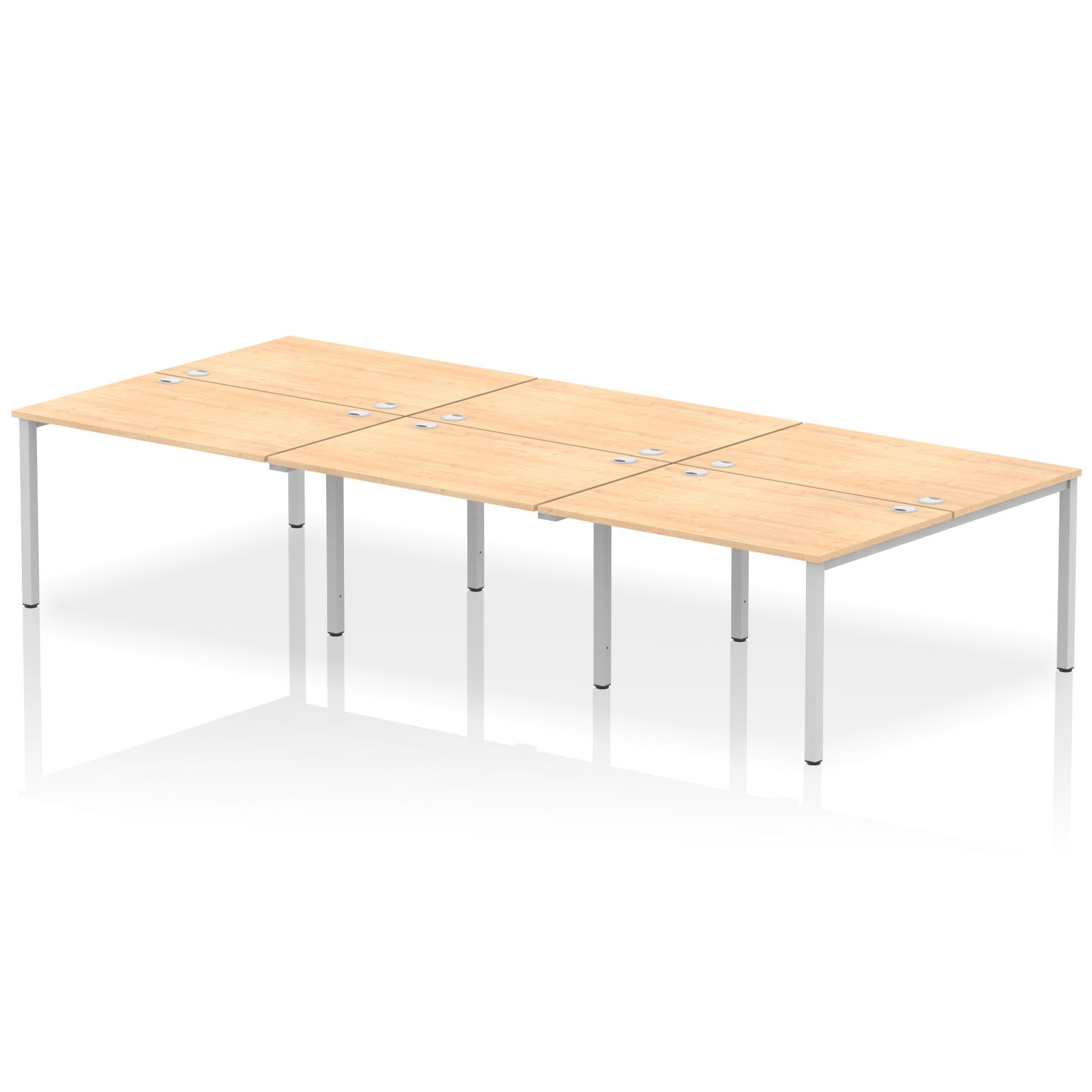 Maple / Silver Frame