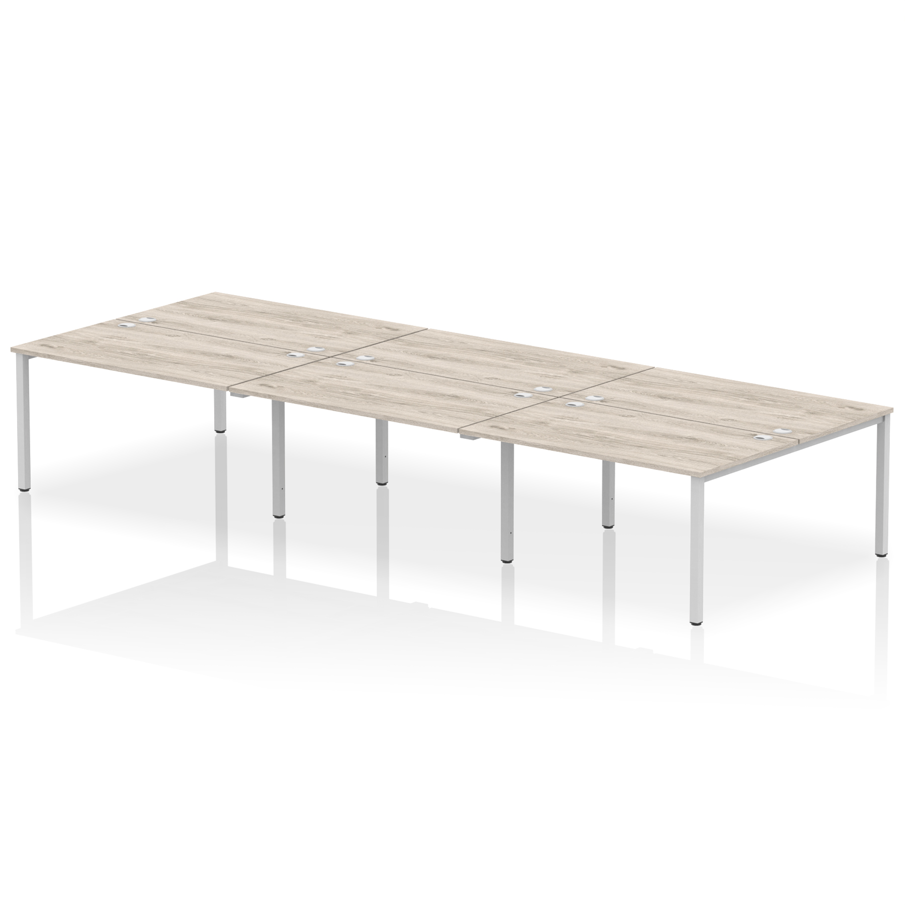 Grey Oak / Silver Frame