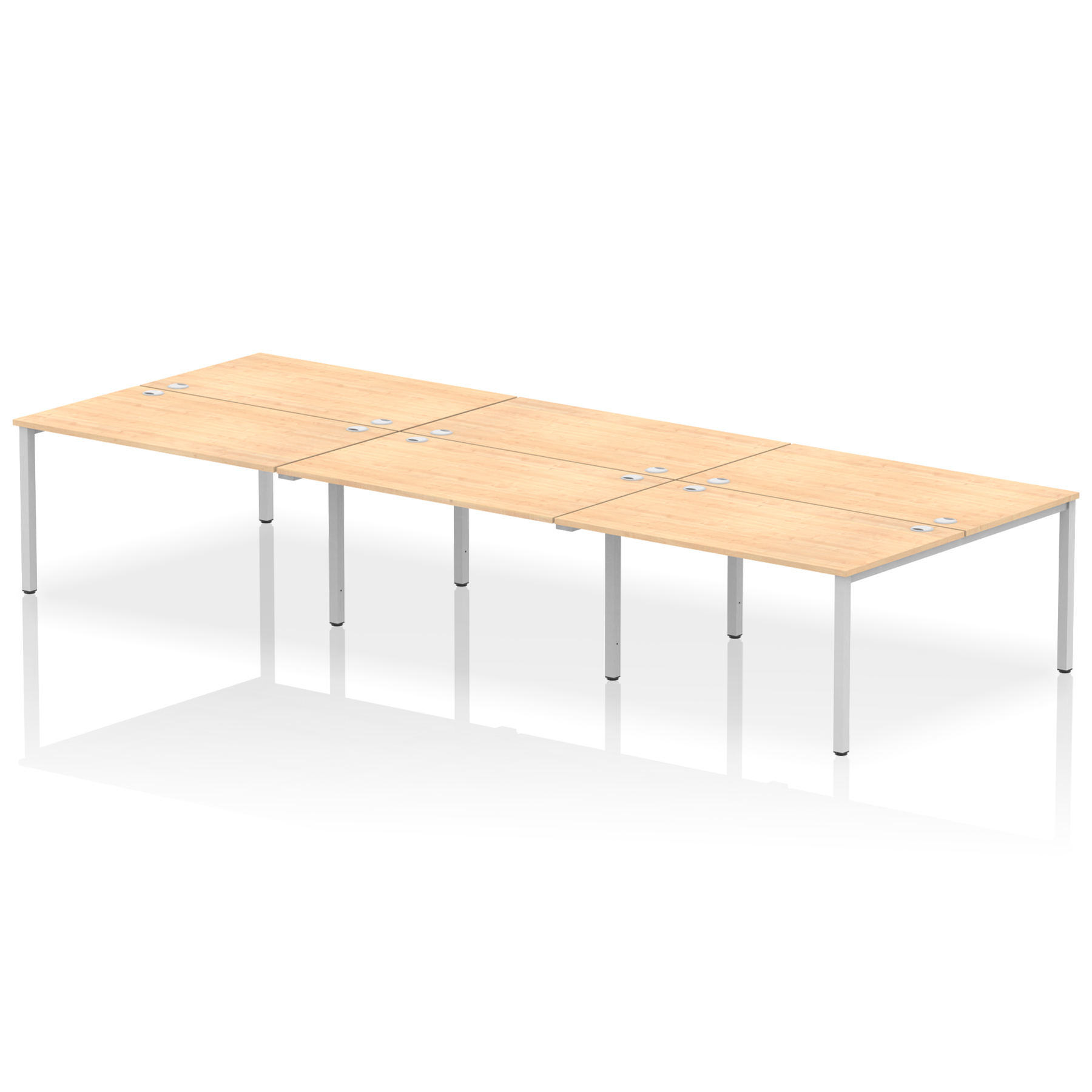 Maple / Silver Frame