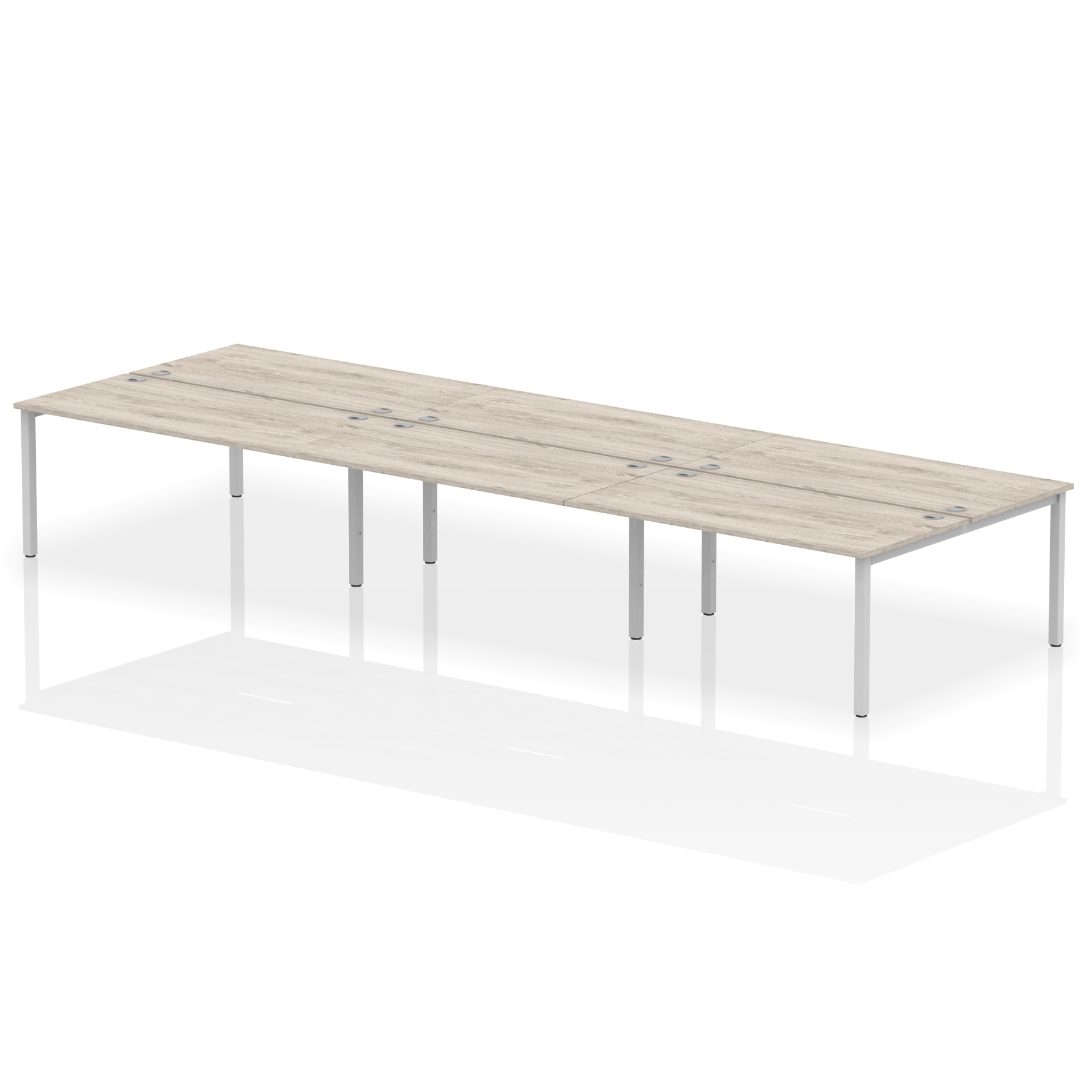 Grey Oak / Silver Frame