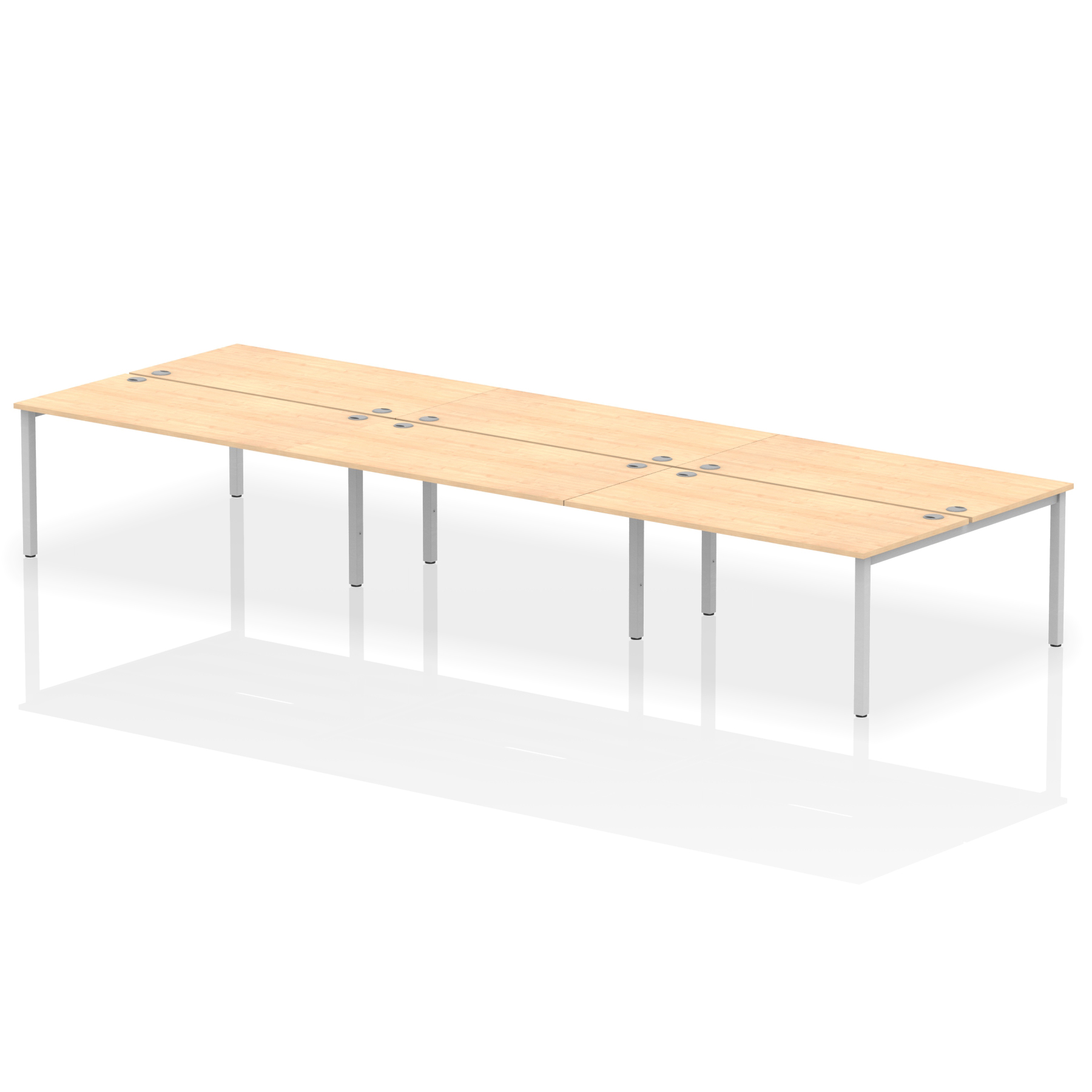 Maple / Silver Frame