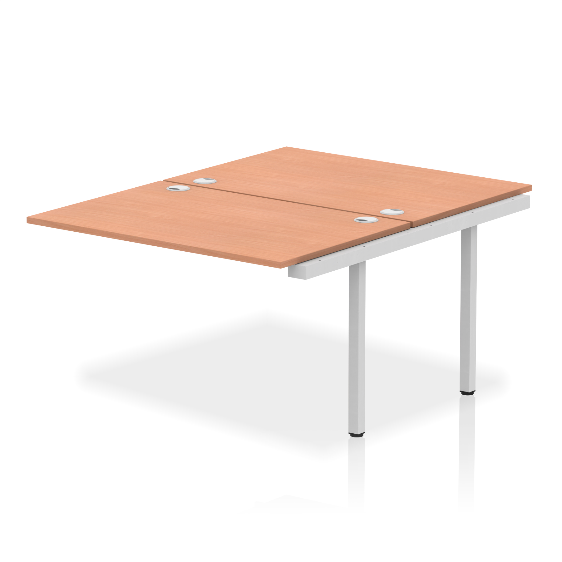 Beech / Silver Frame