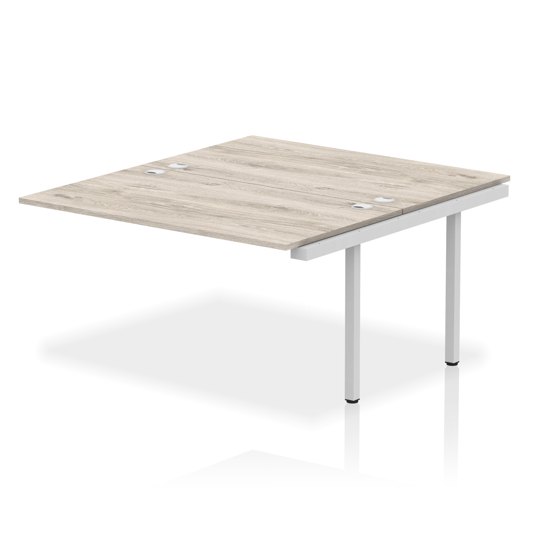 Grey Oak / Silver Frame