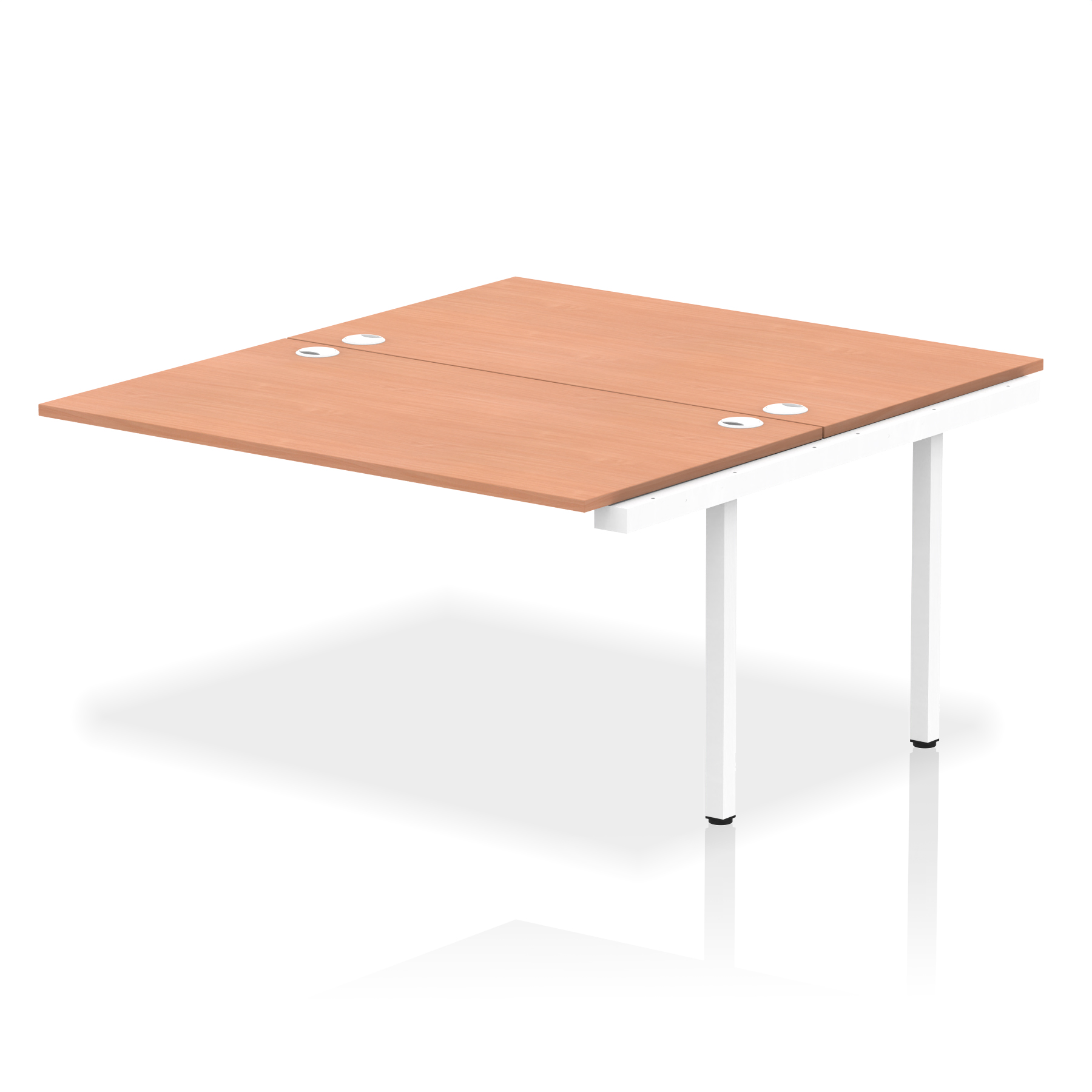Beech / White Frame