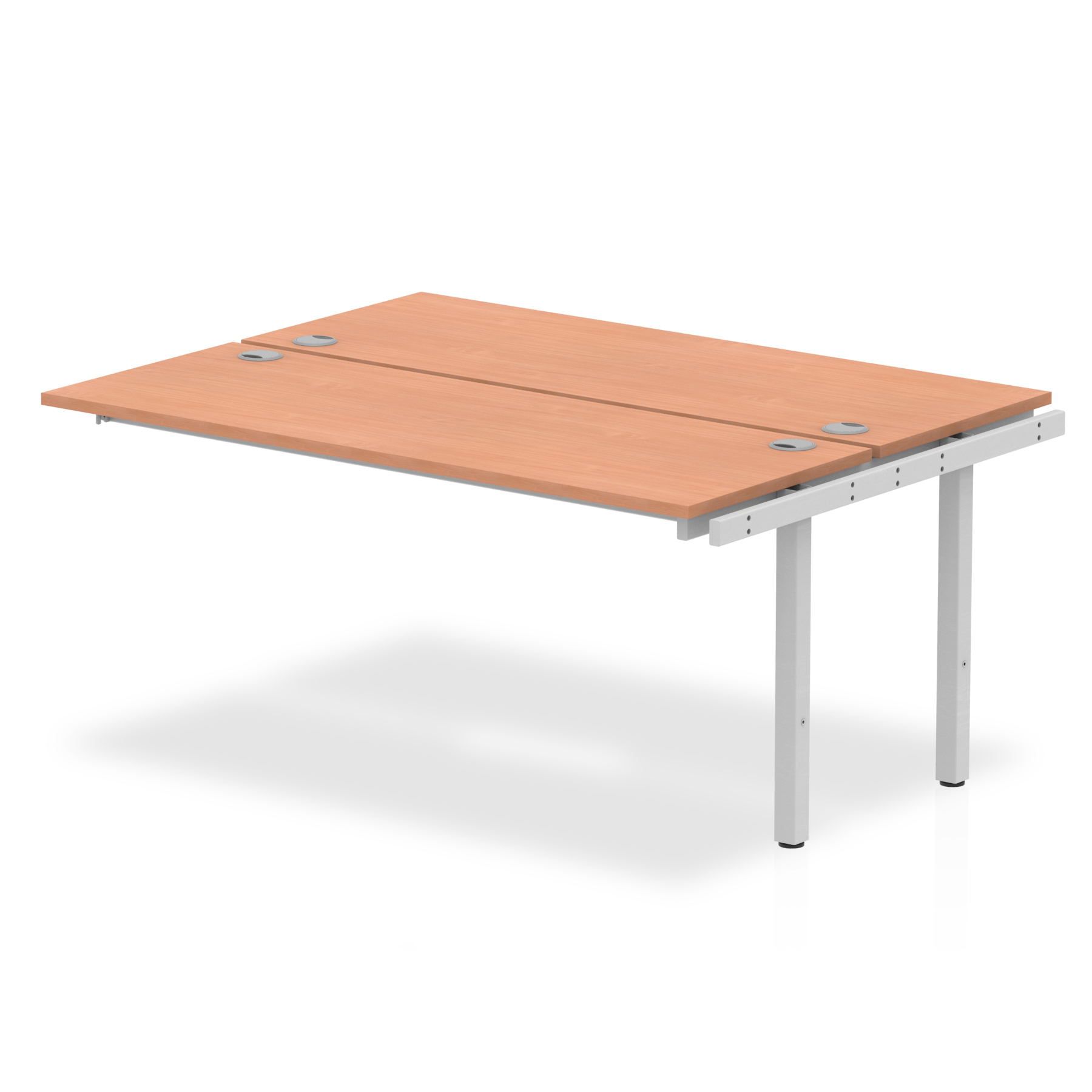 Beech / Silver Frame