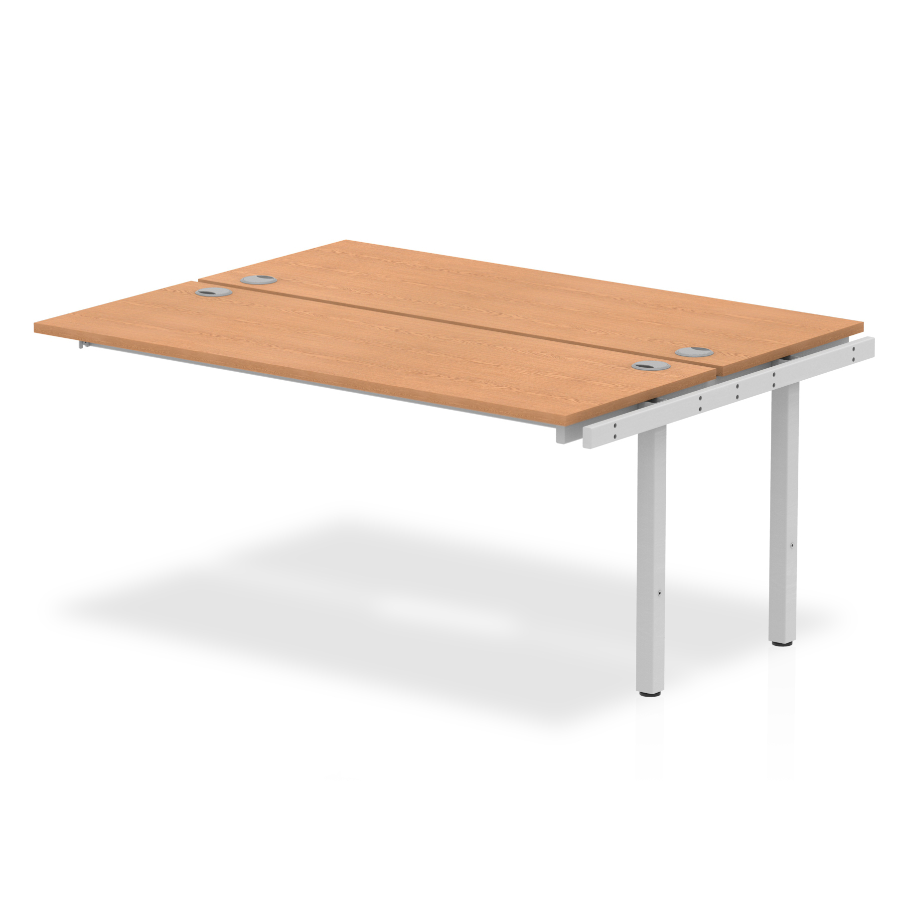 Oak / Silver Frame