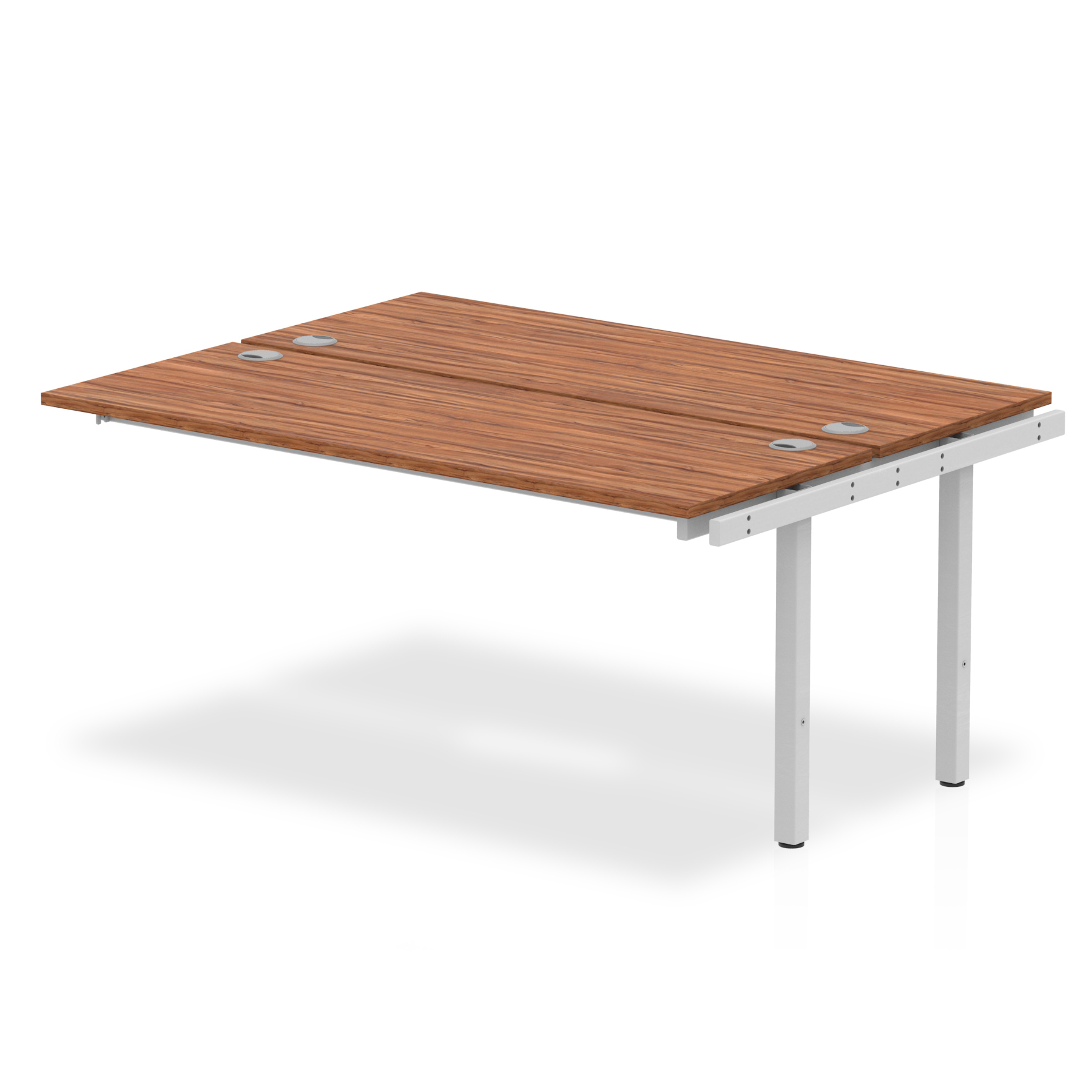 Walnut / Silver Frame