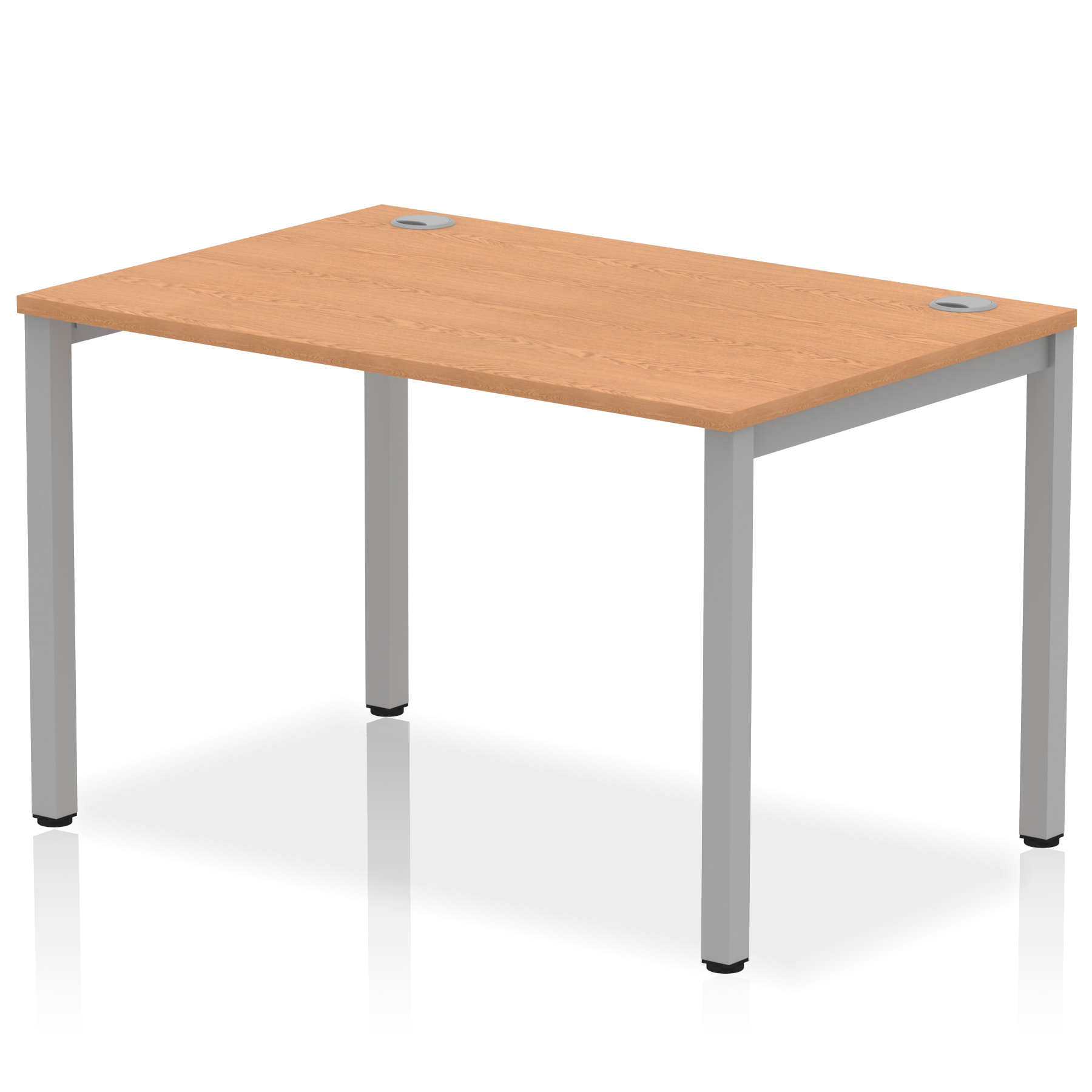 Oak / Silver Frame