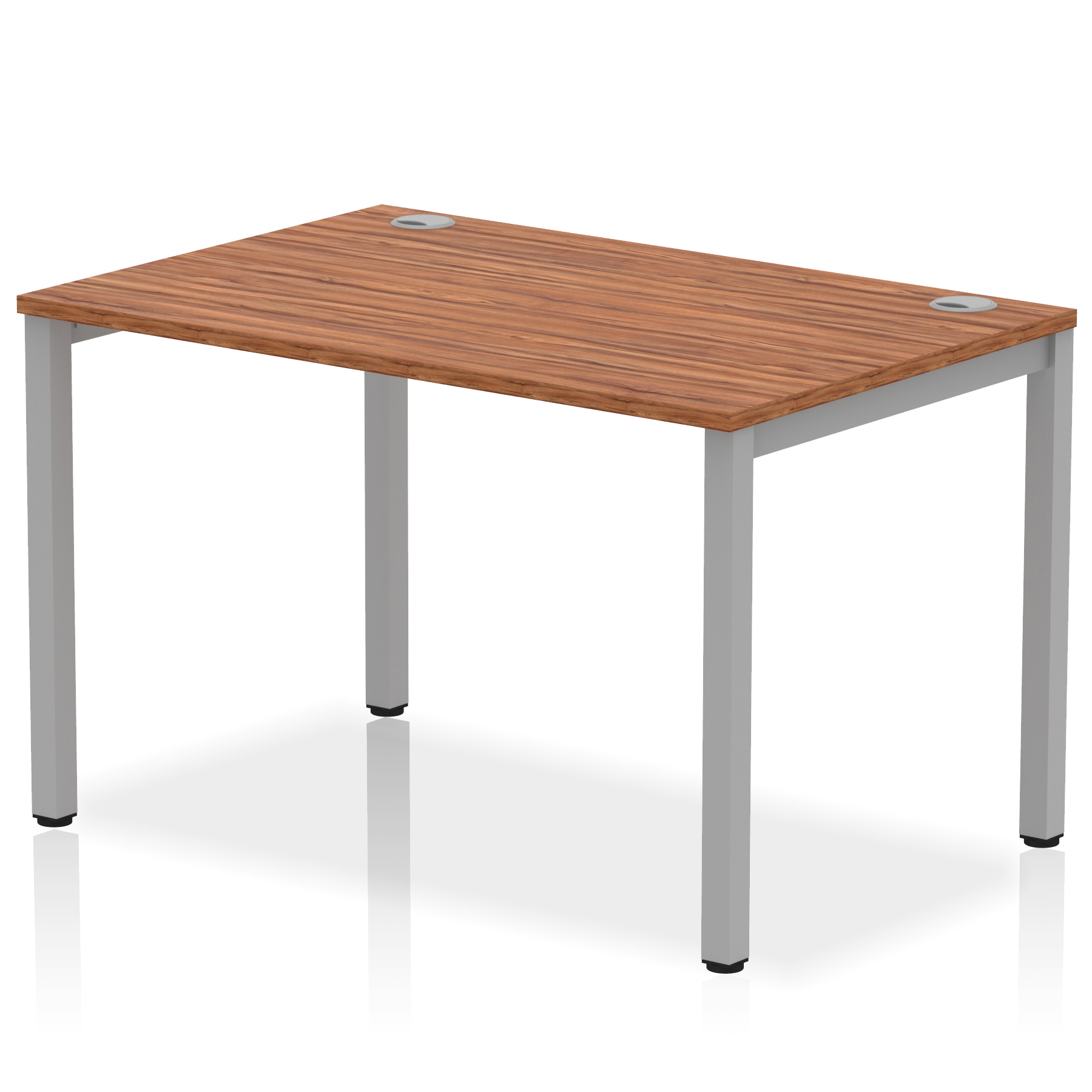 Walnut / Silver Frame