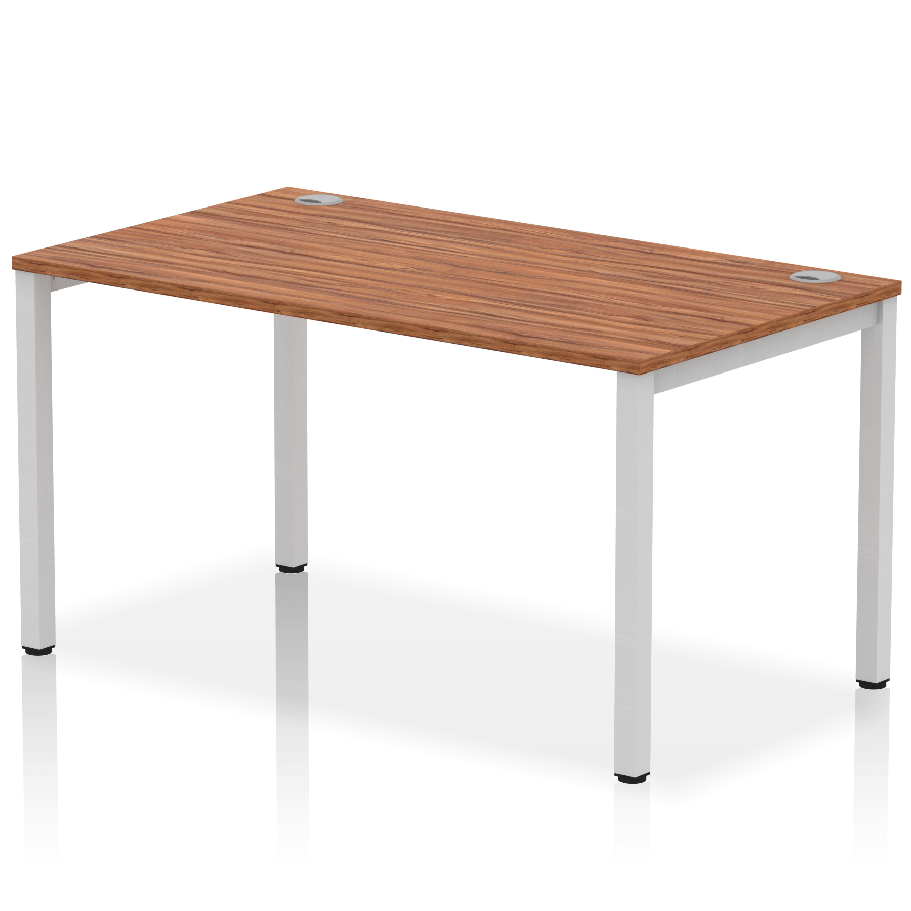 Walnut / Silver Frame