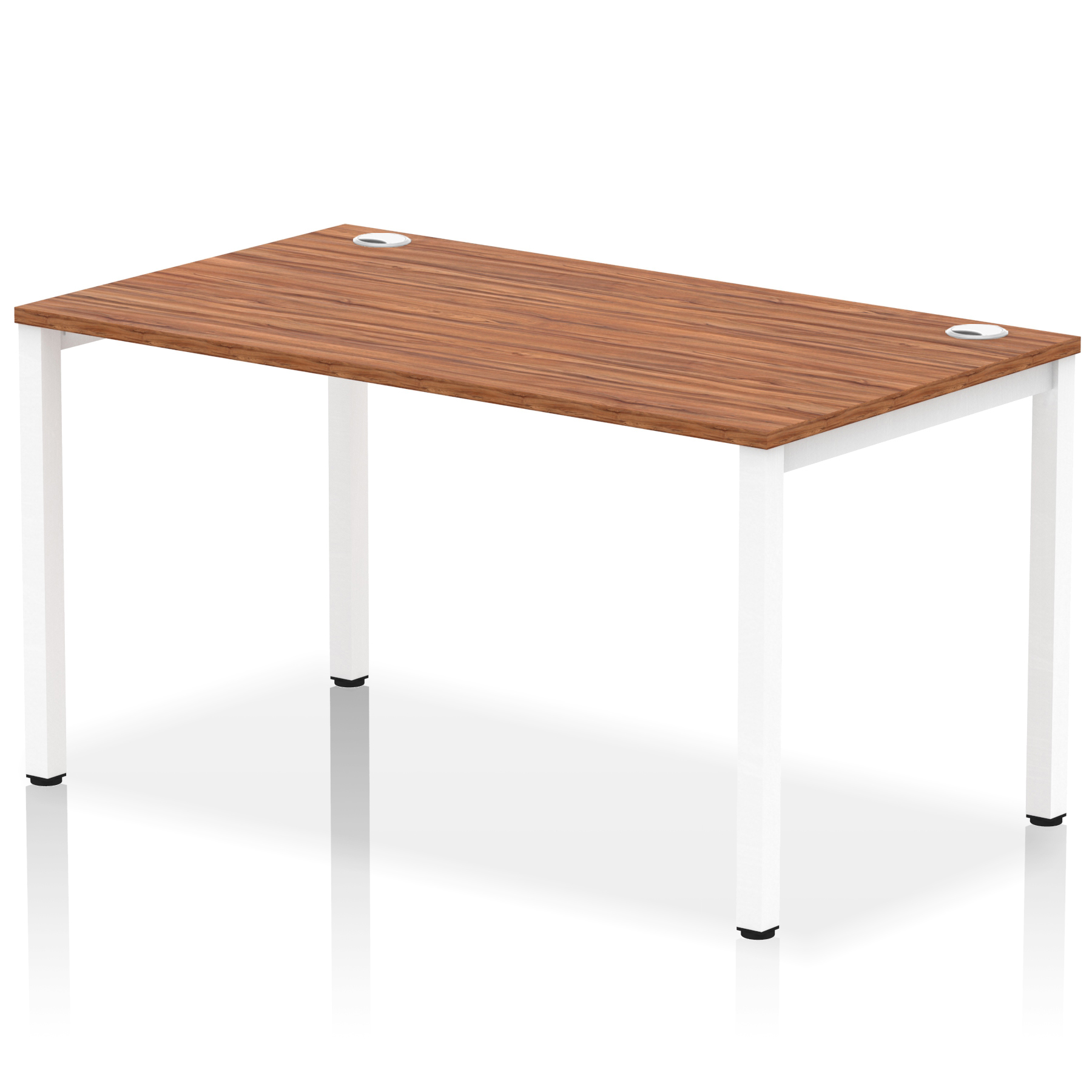 Walnut / White Frame