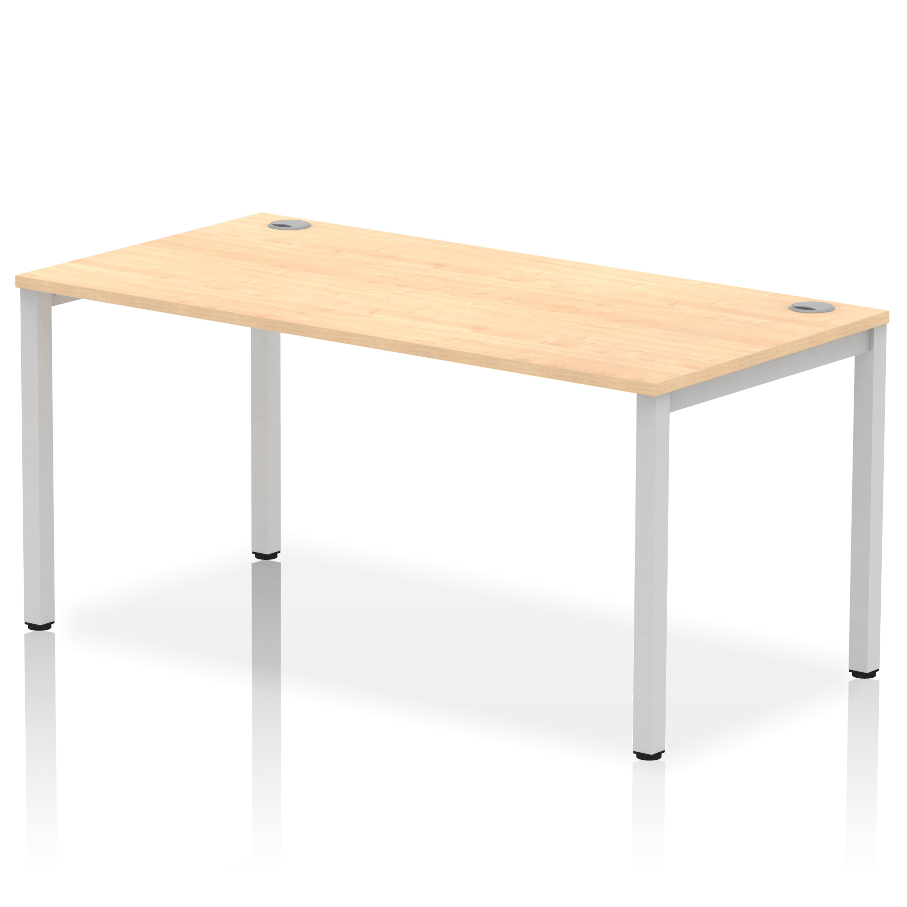 Maple / Silver Frame