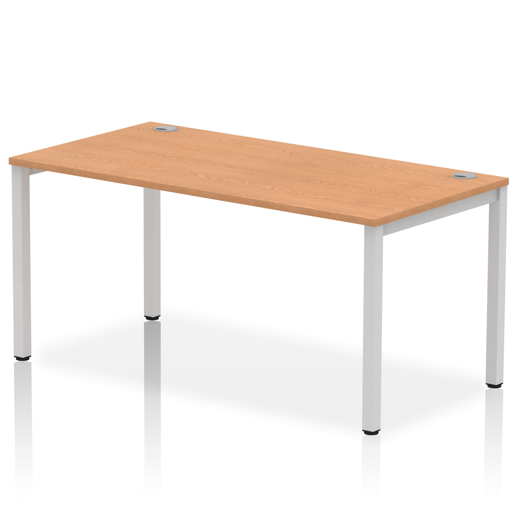 Oak / Silver Frame