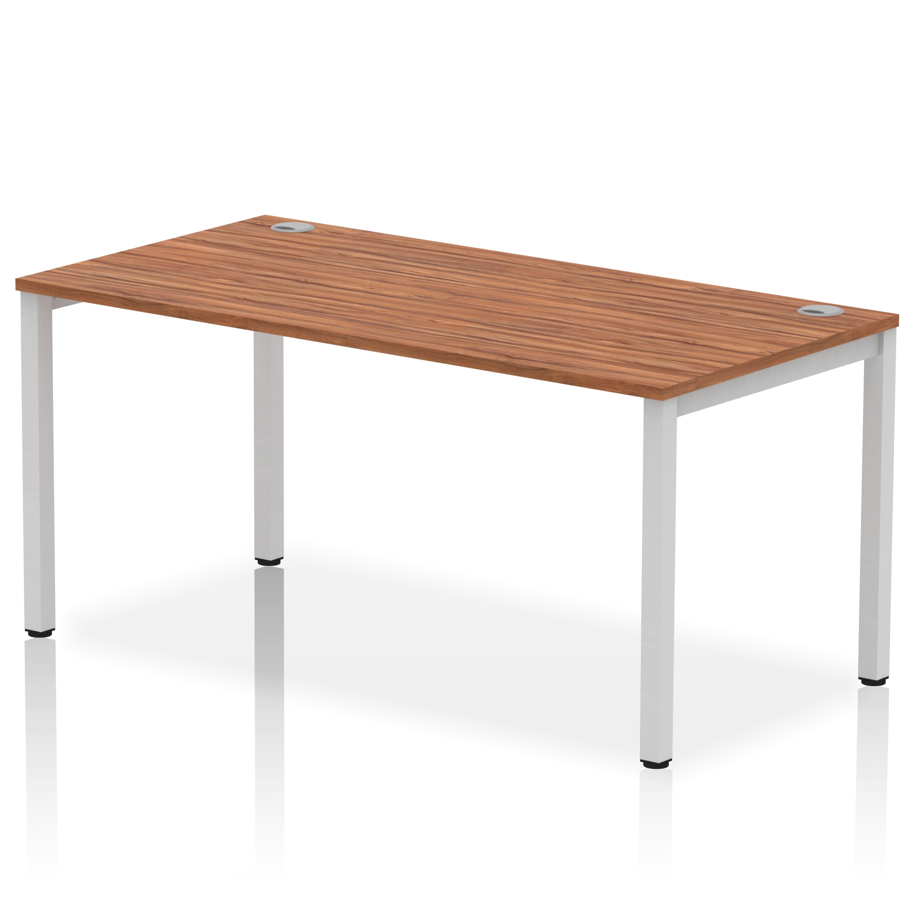 Walnut / Silver Frame