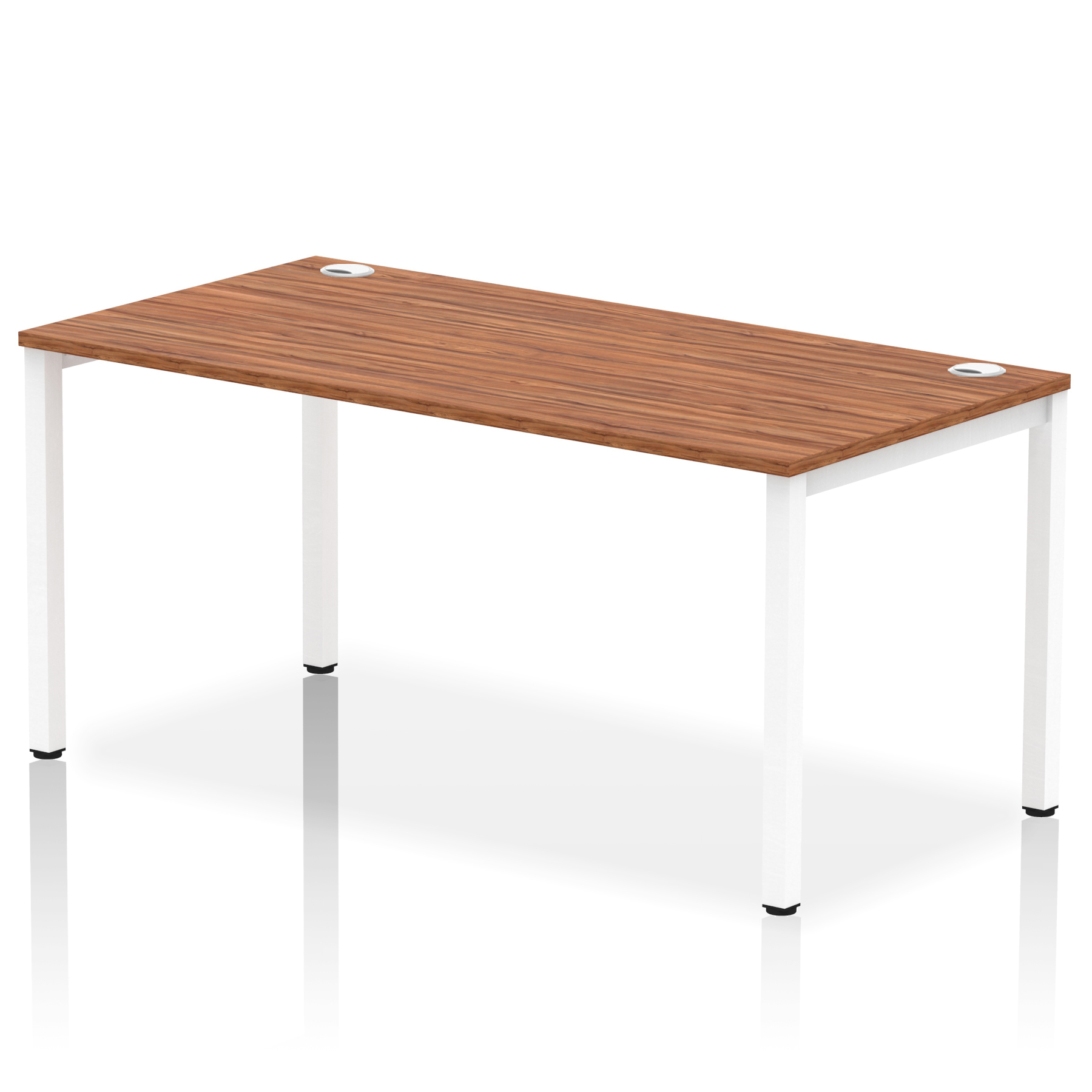 Walnut / White Frame