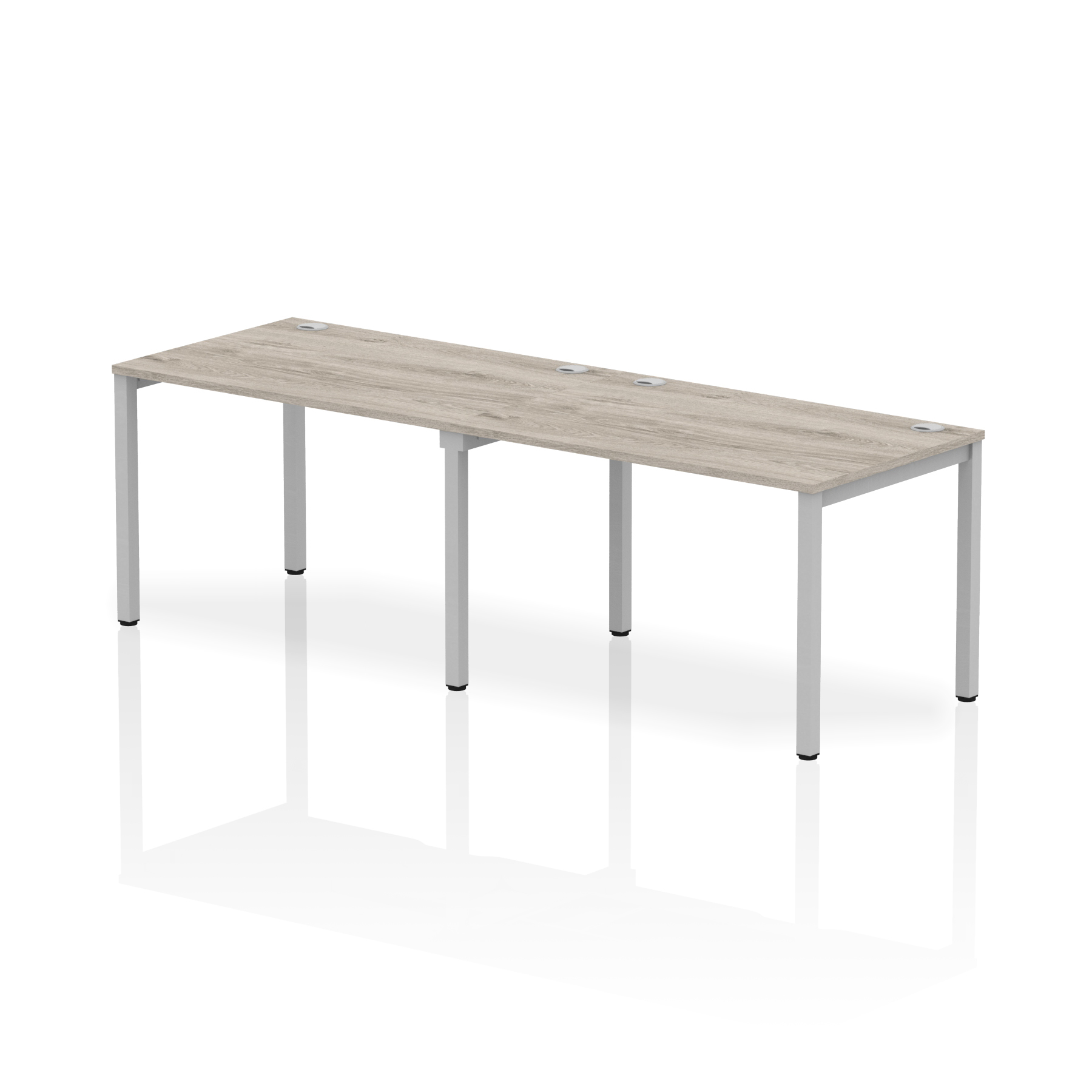 Grey Oak / Silver Frame