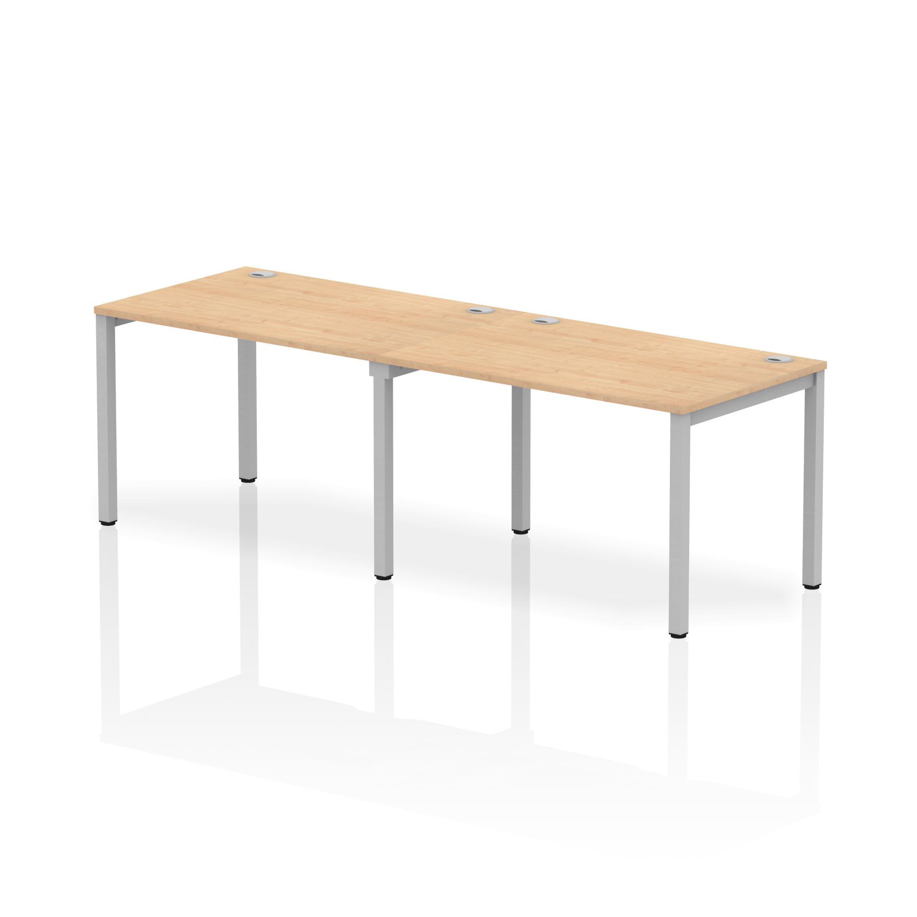 Maple / Silver Frame