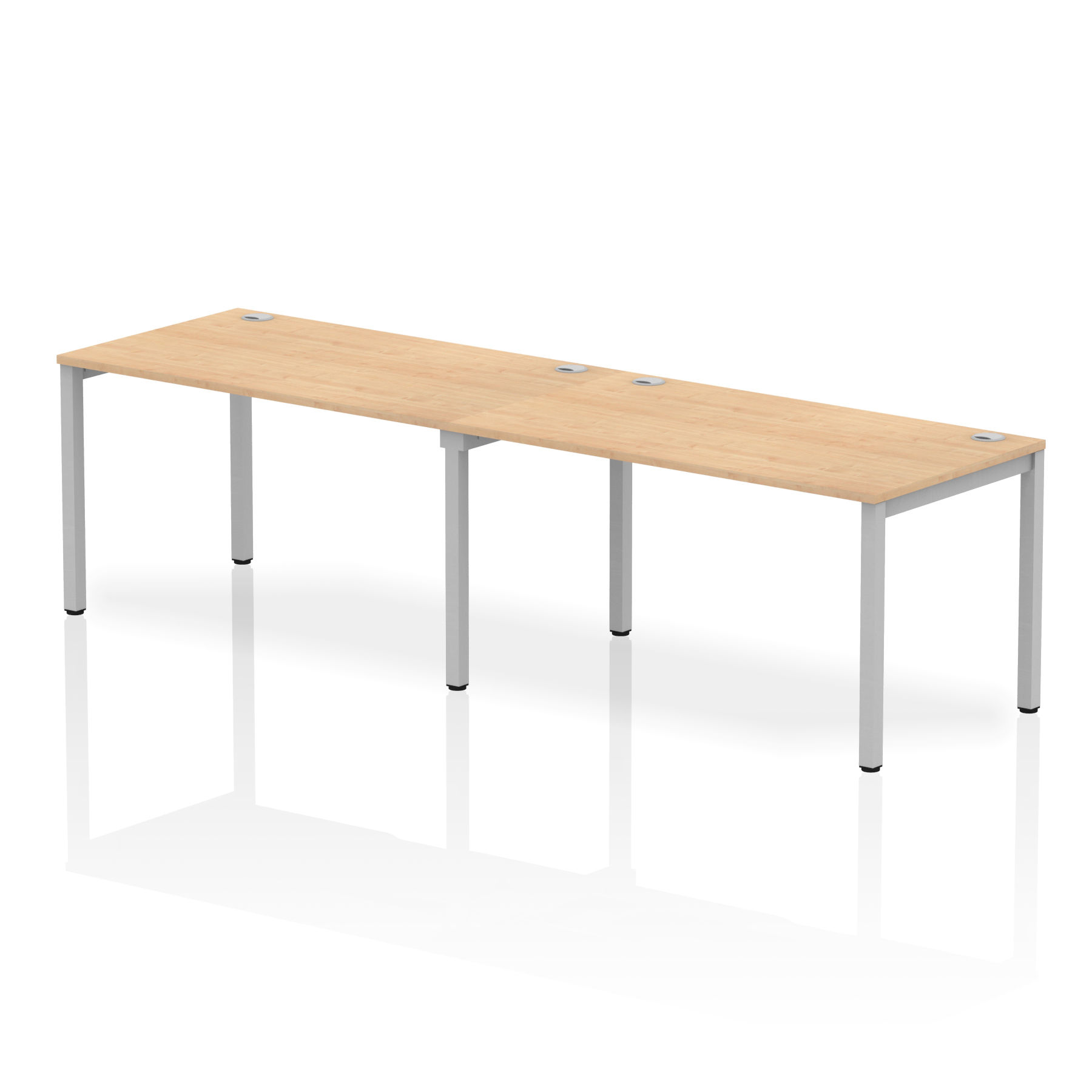 Maple / Silver Frame