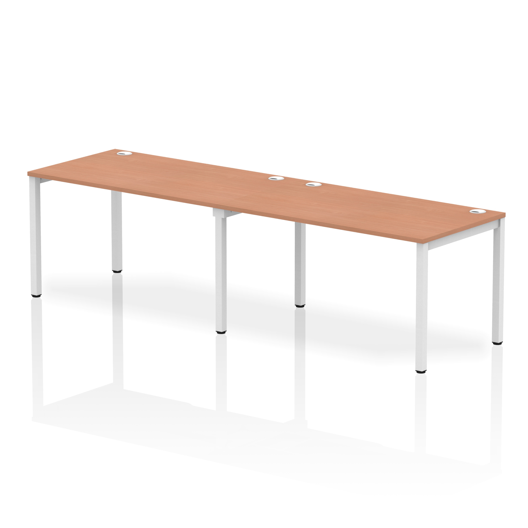 Beech / White Frame
