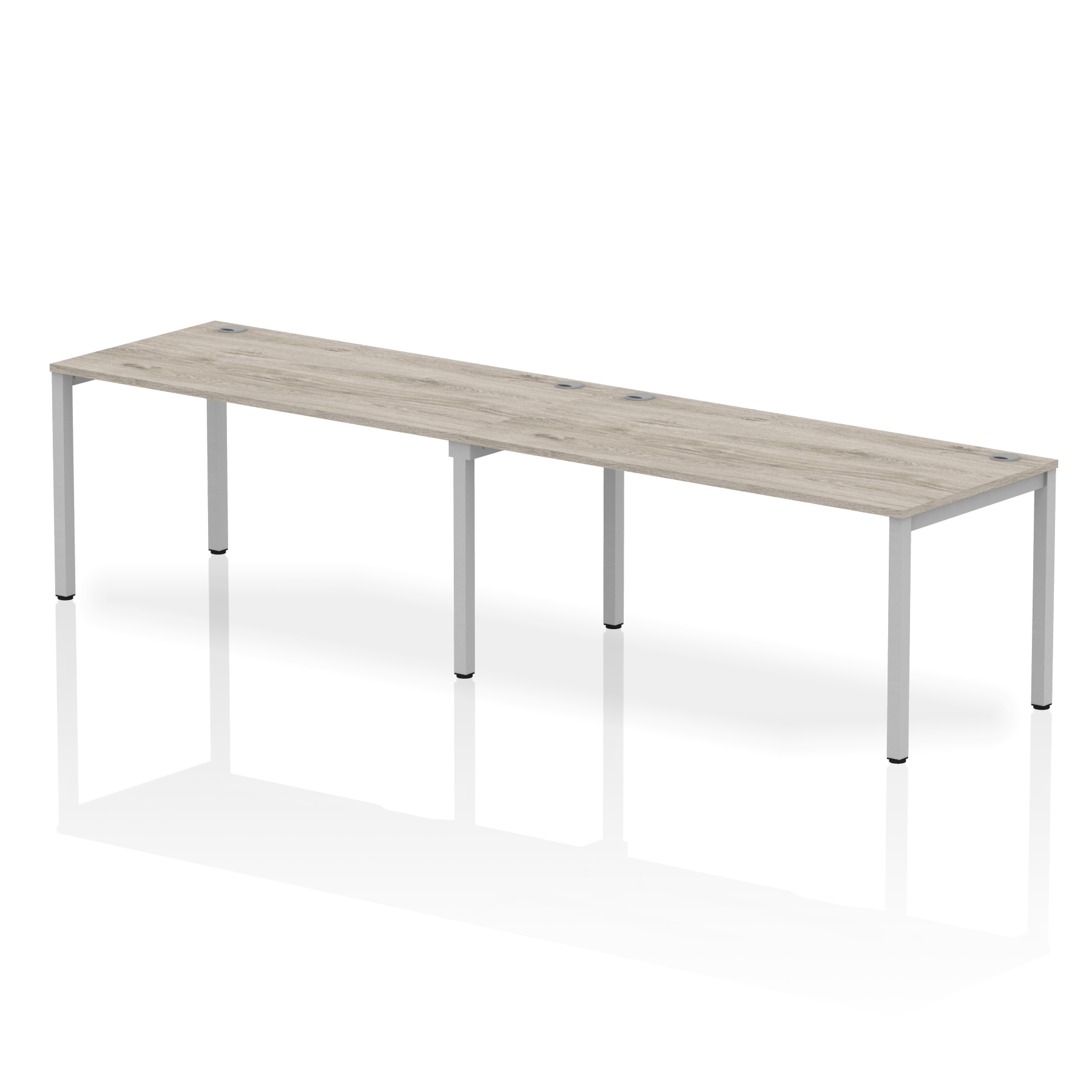 Grey Oak / Silver Frame