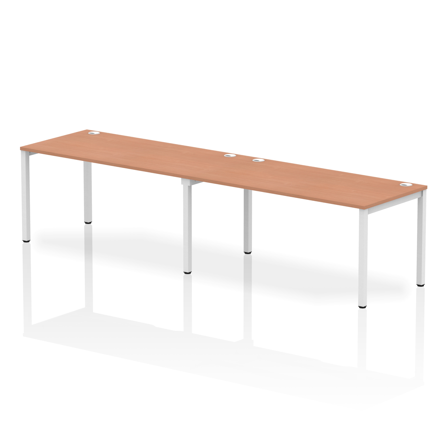 Beech / White Frame