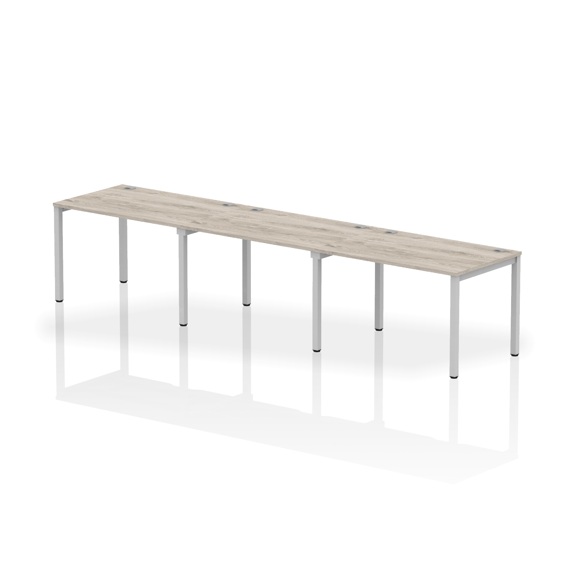 Grey Oak / Silver Frame
