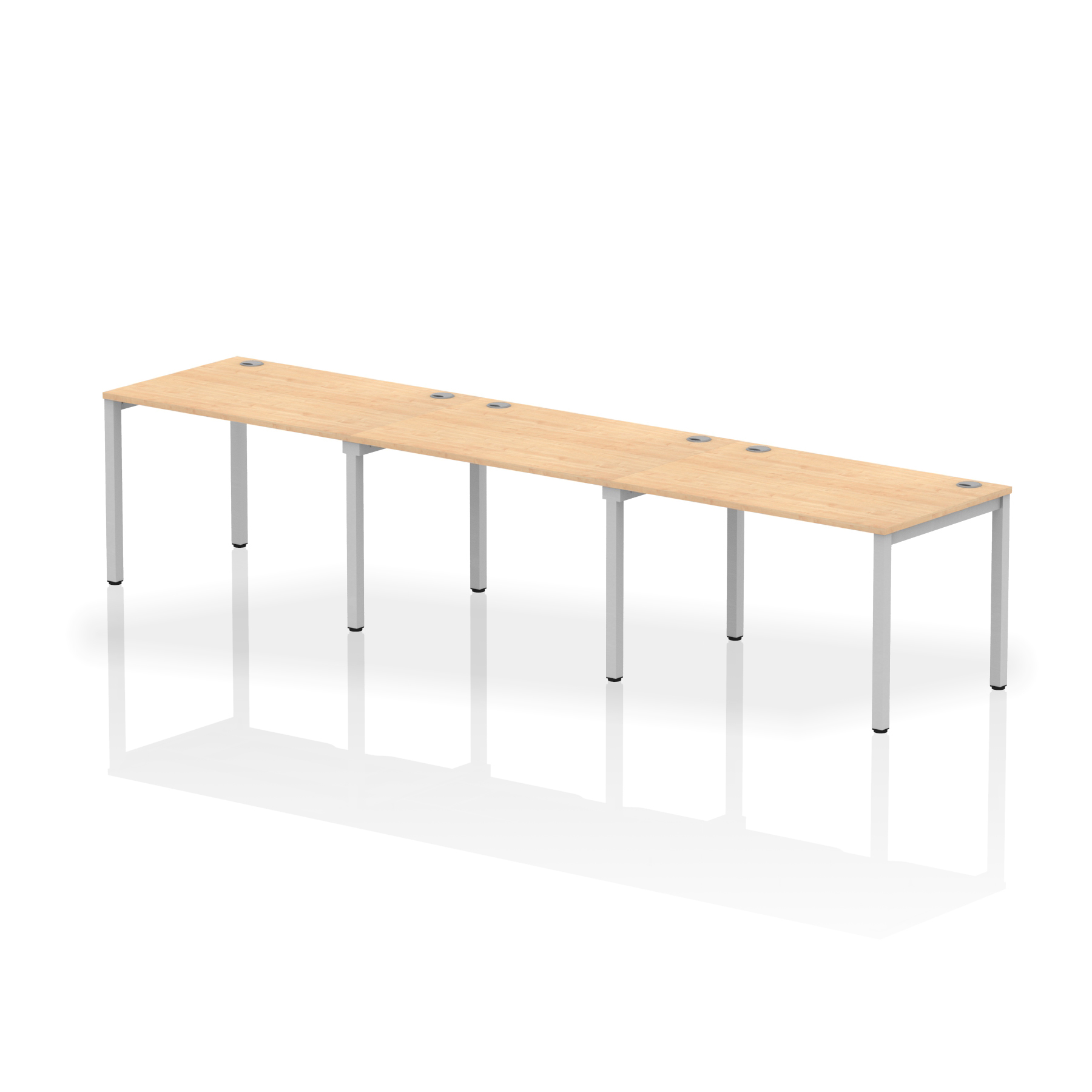 Maple / Silver Frame
