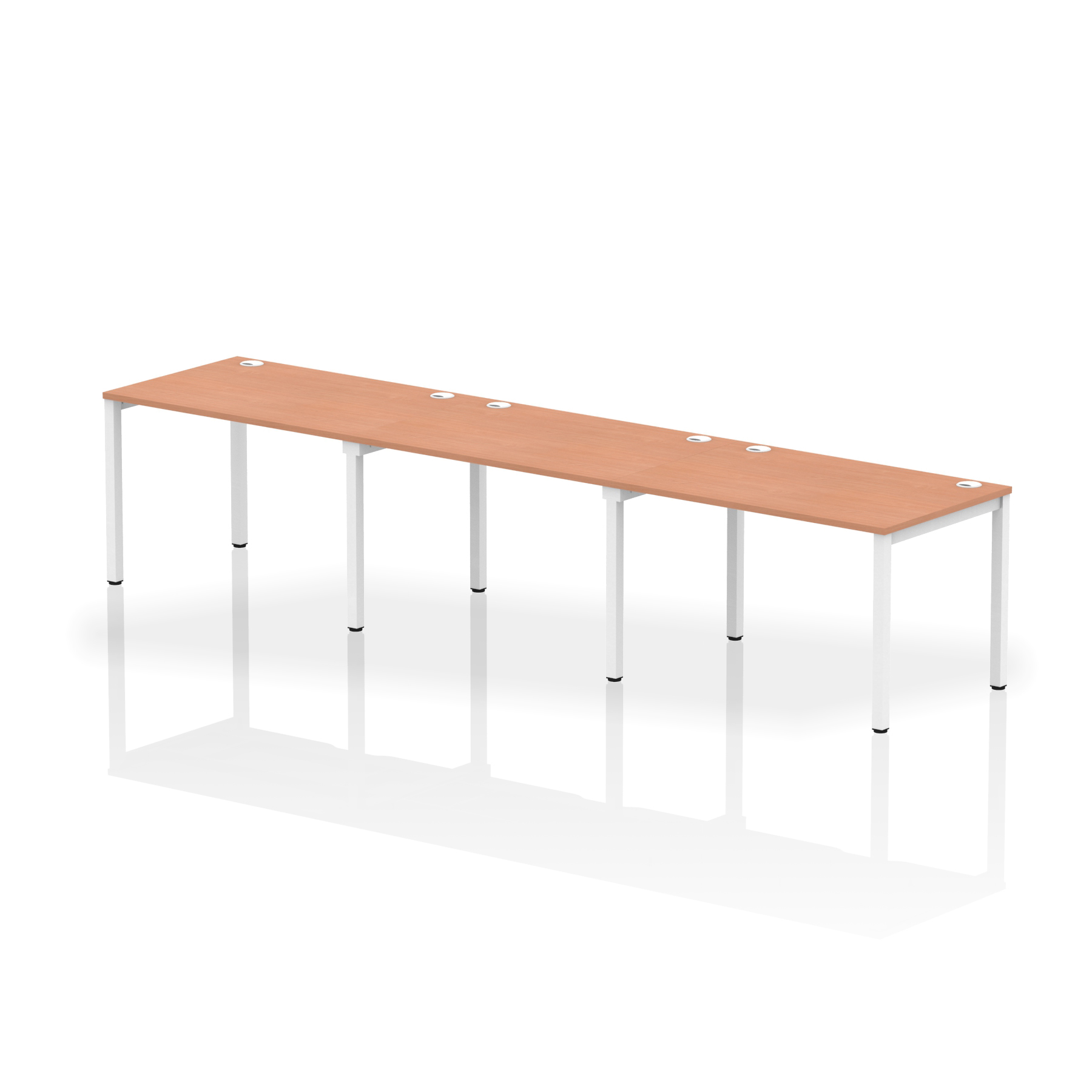 Beech / White Frame