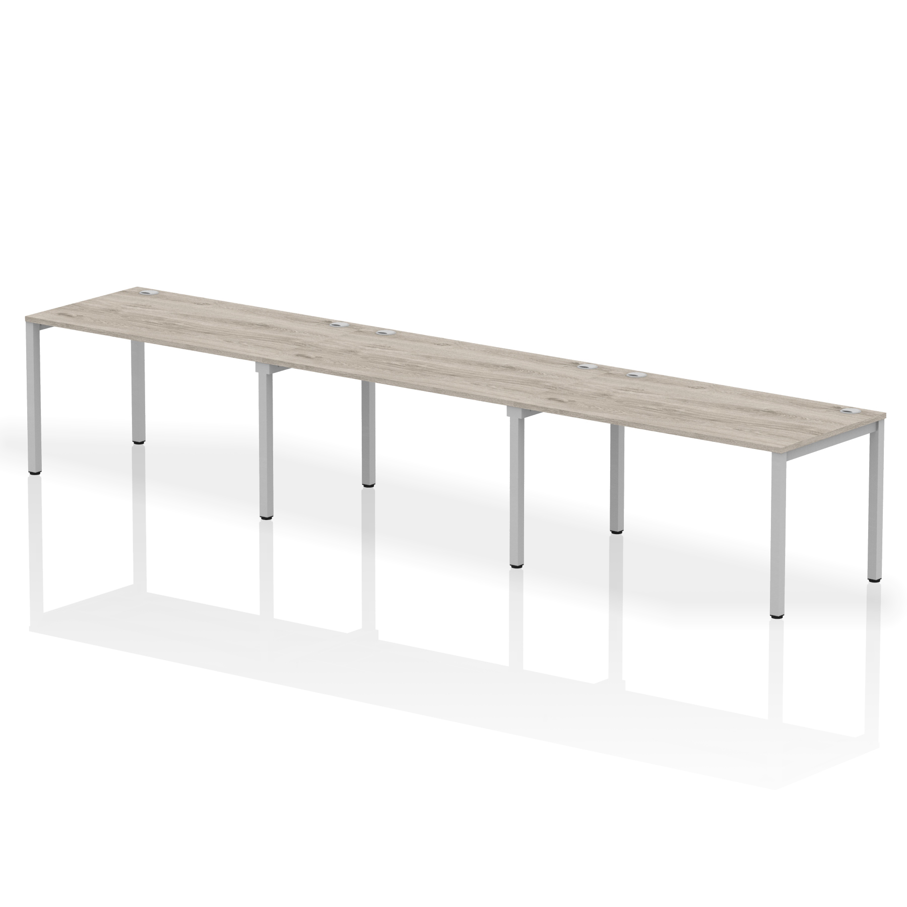 Grey Oak / Silver Frame