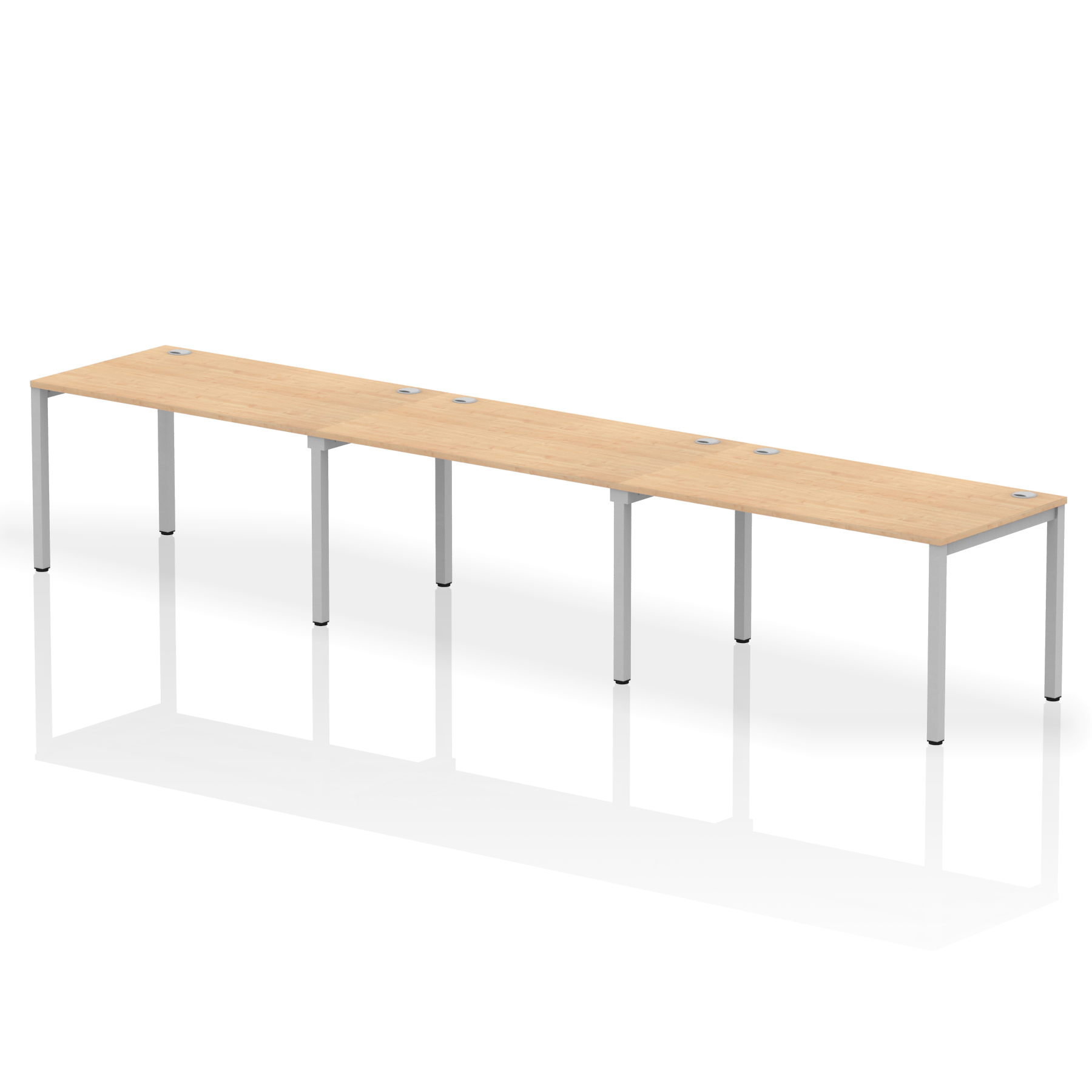 Maple / Silver Frame