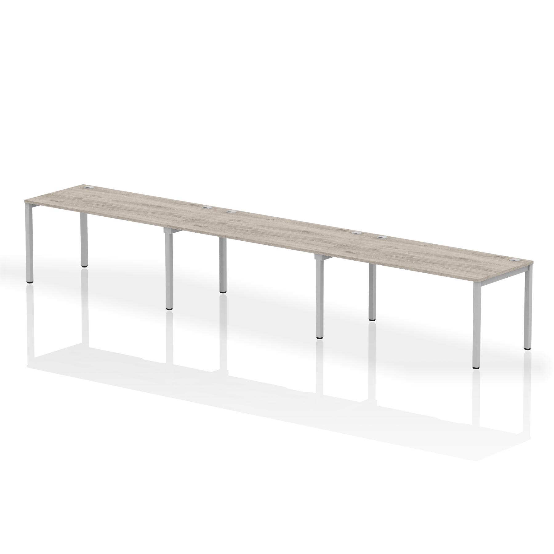 Grey Oak / Silver Frame