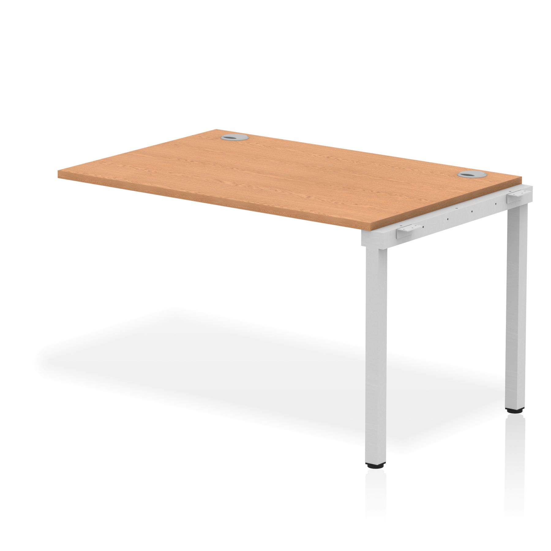 Oak / Silver Frame