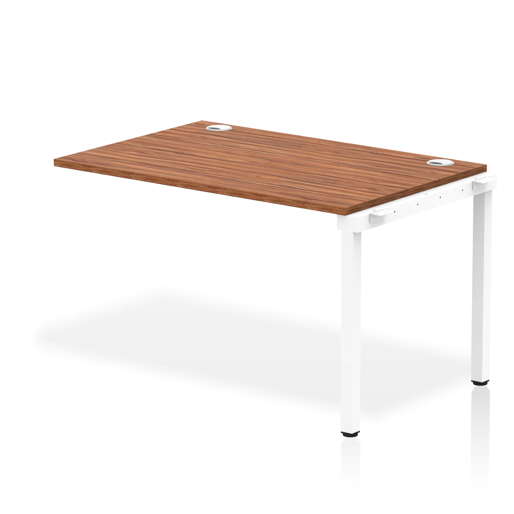Walnut / White Frame