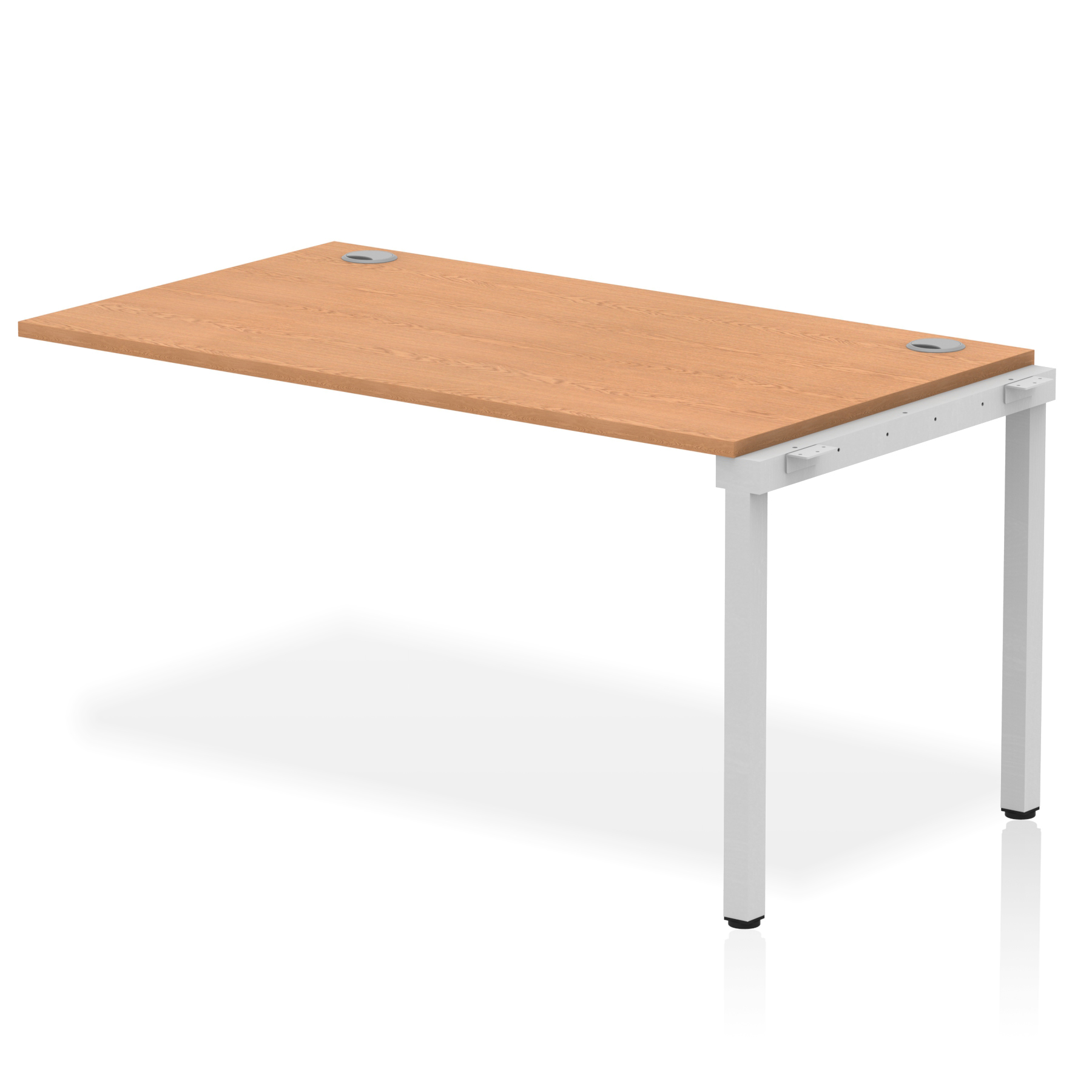 Oak / Silver Frame