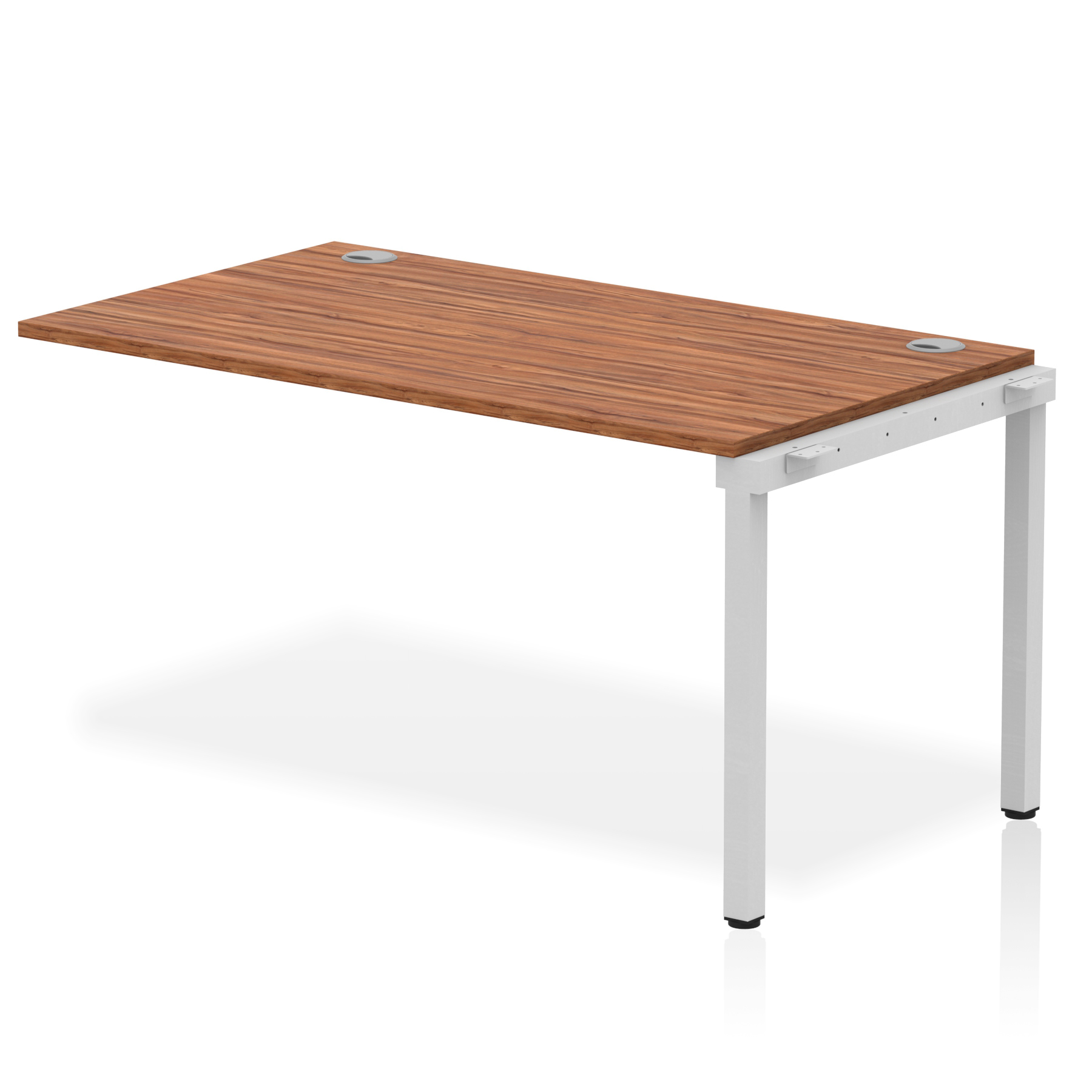 Walnut / Silver Frame
