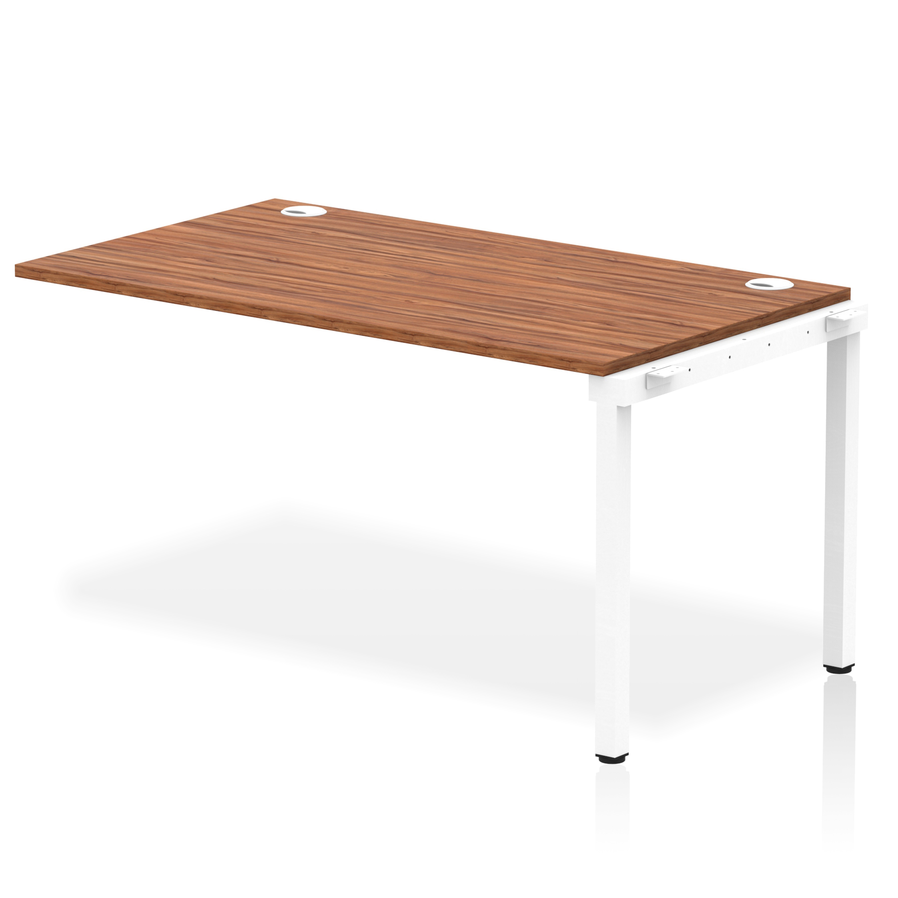 Walnut / White Frame