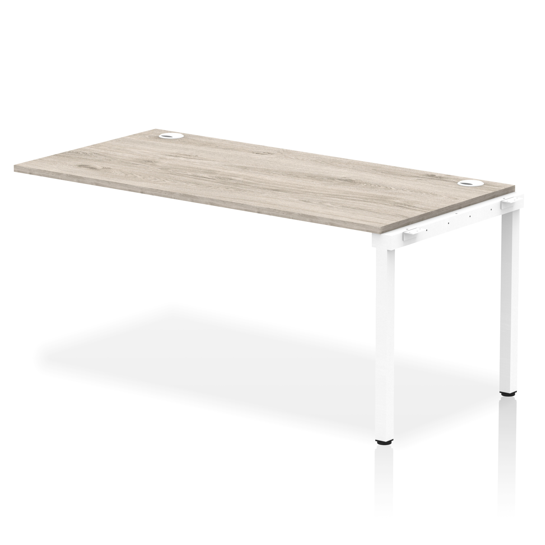 Grey Oak / White Frame