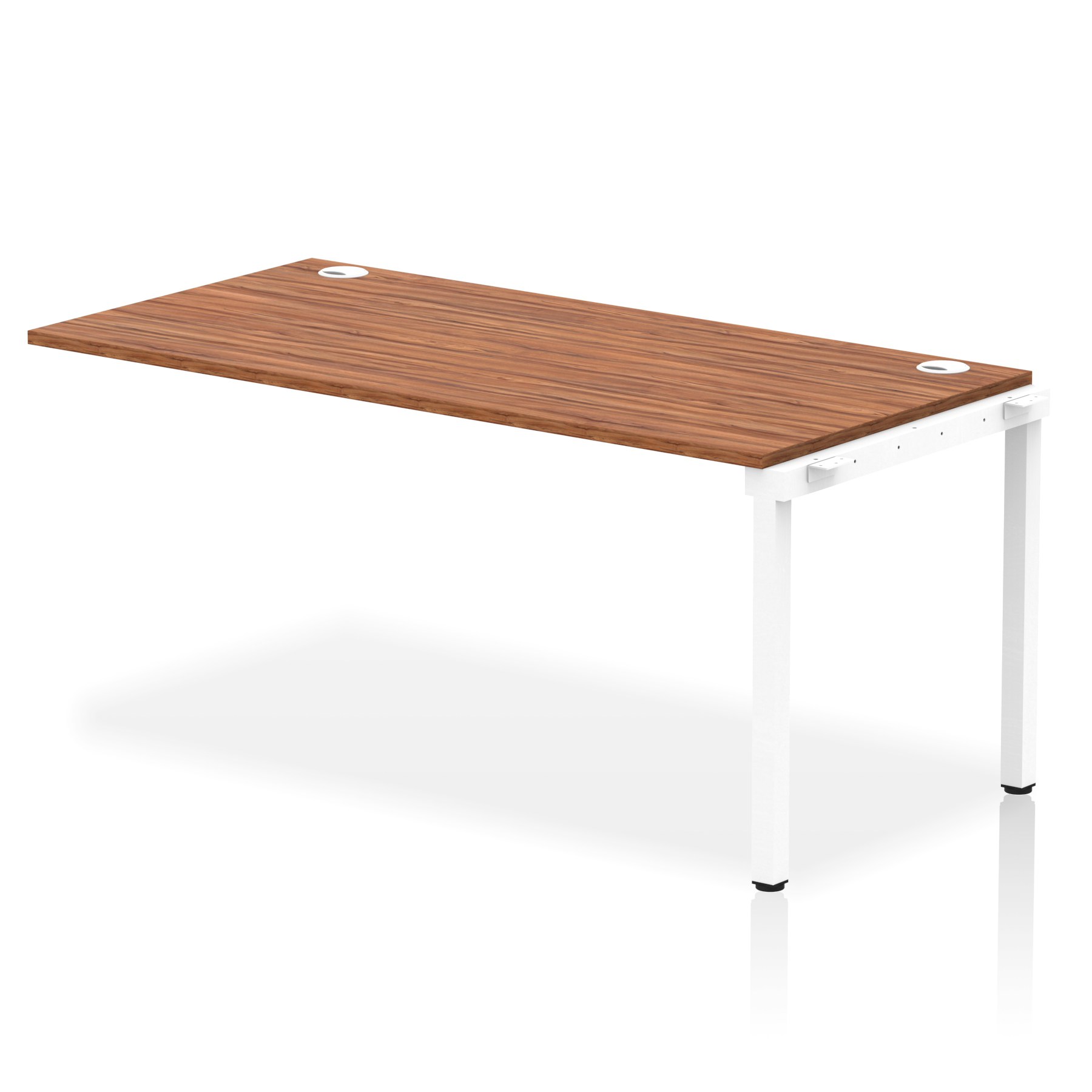 Walnut / White Frame