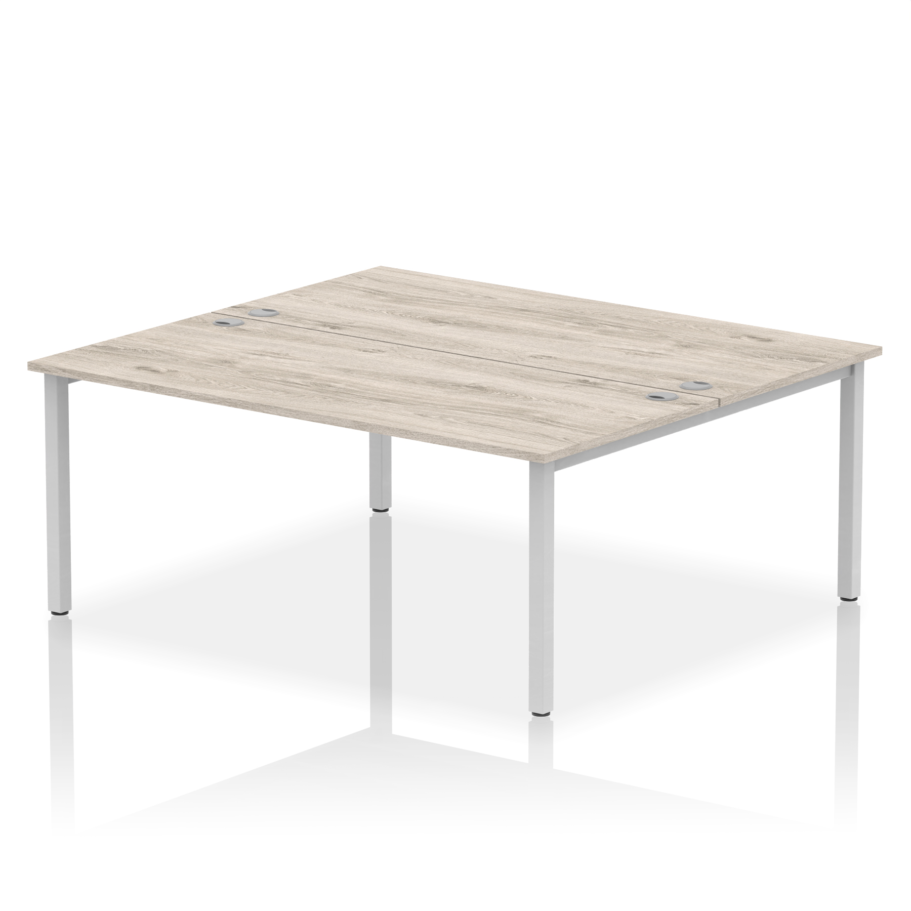 Grey Oak / Silver Frame