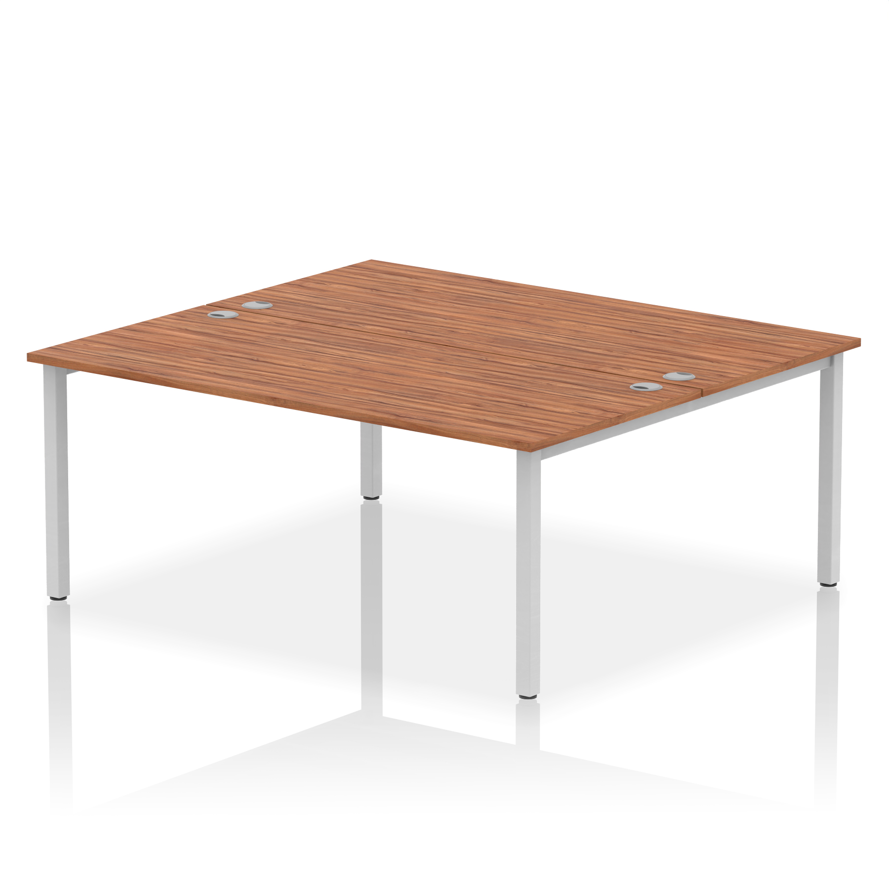Walnut / Silver Frame