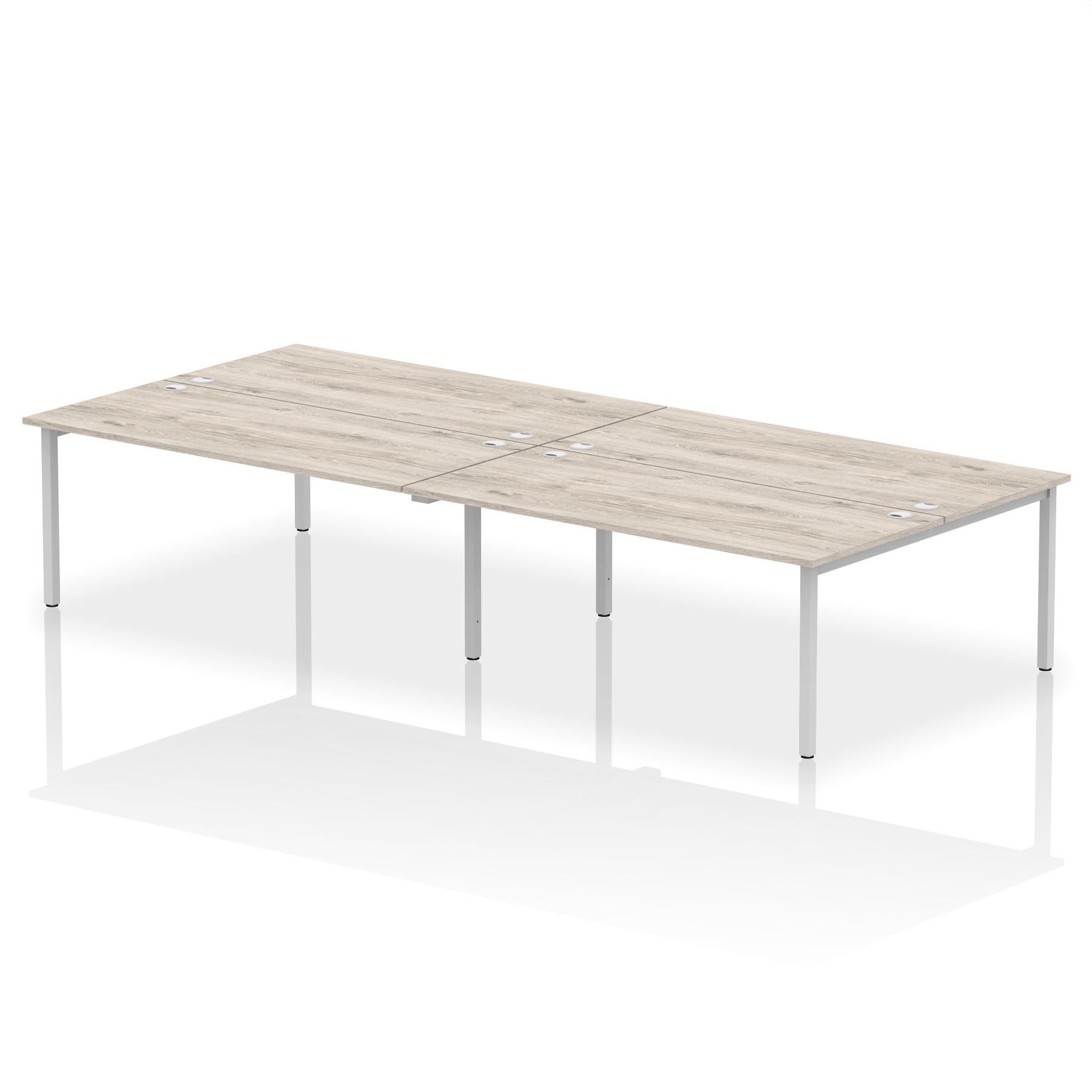 Grey Oak / Silver Frame