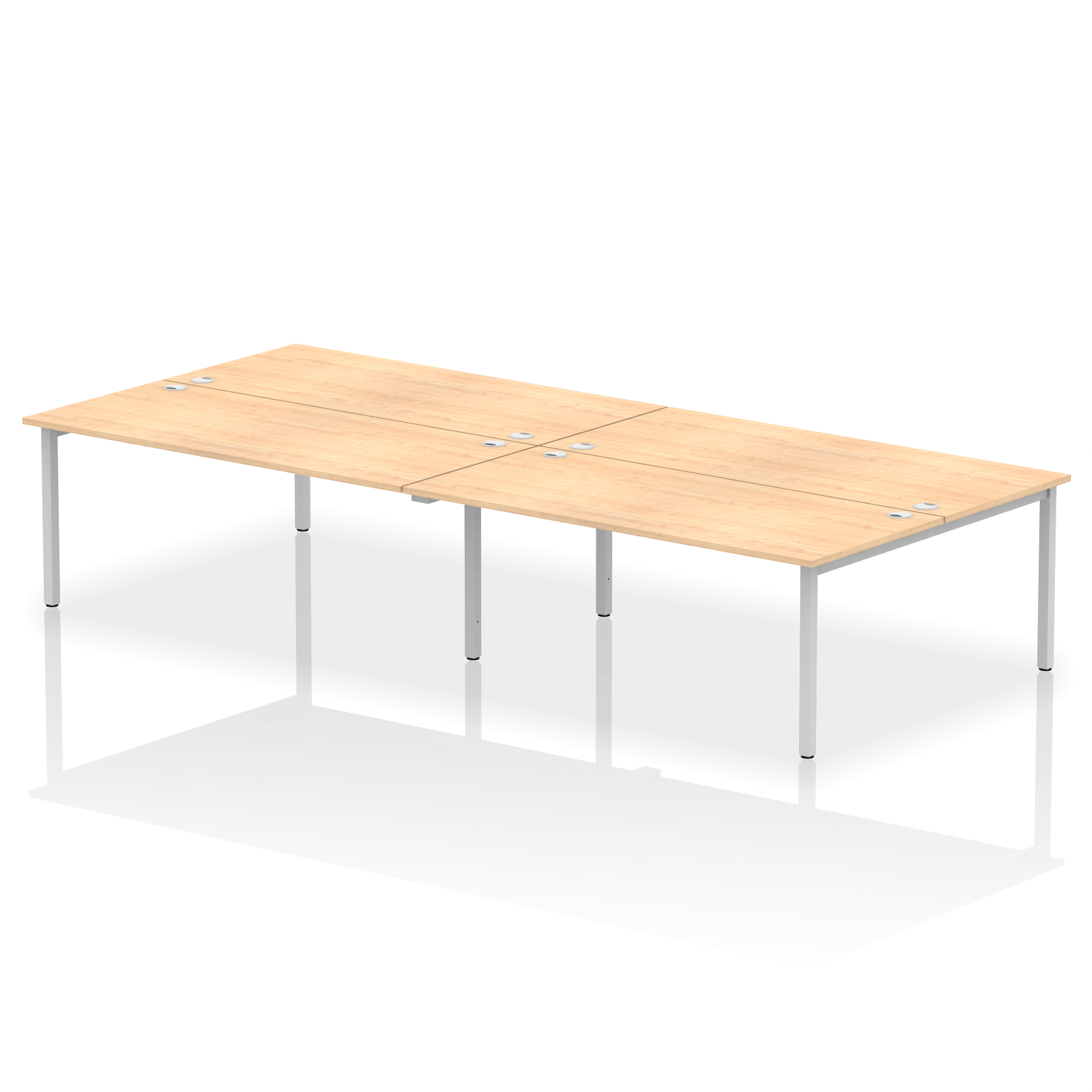 Maple / Silver Frame