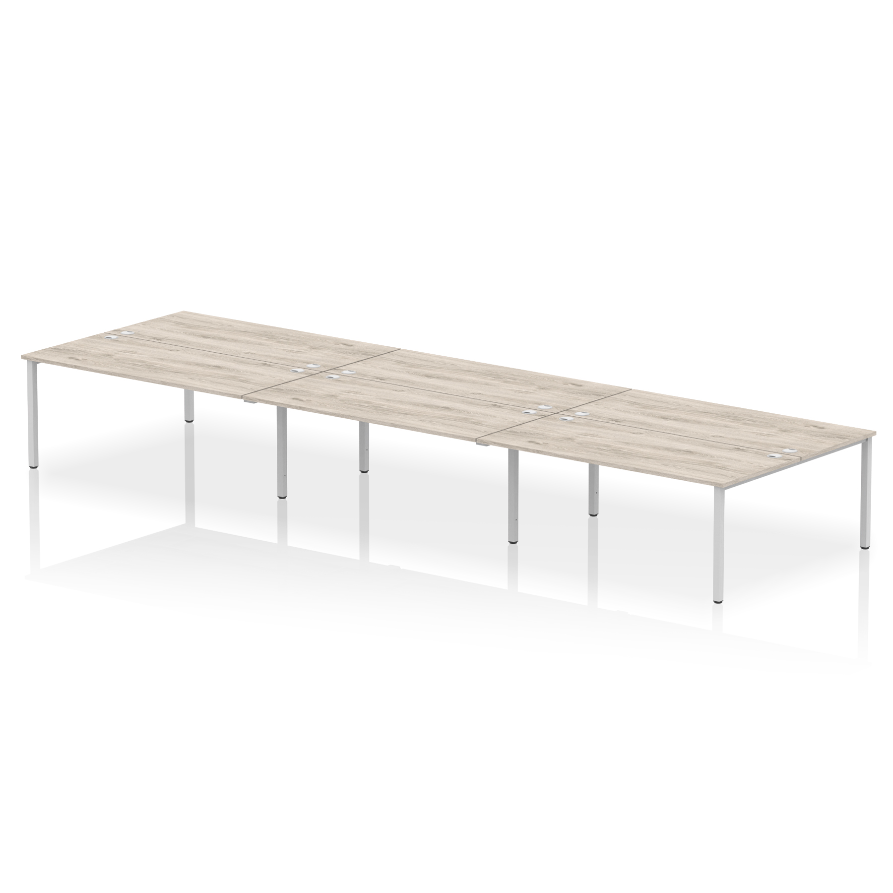 Grey Oak / Silver Frame