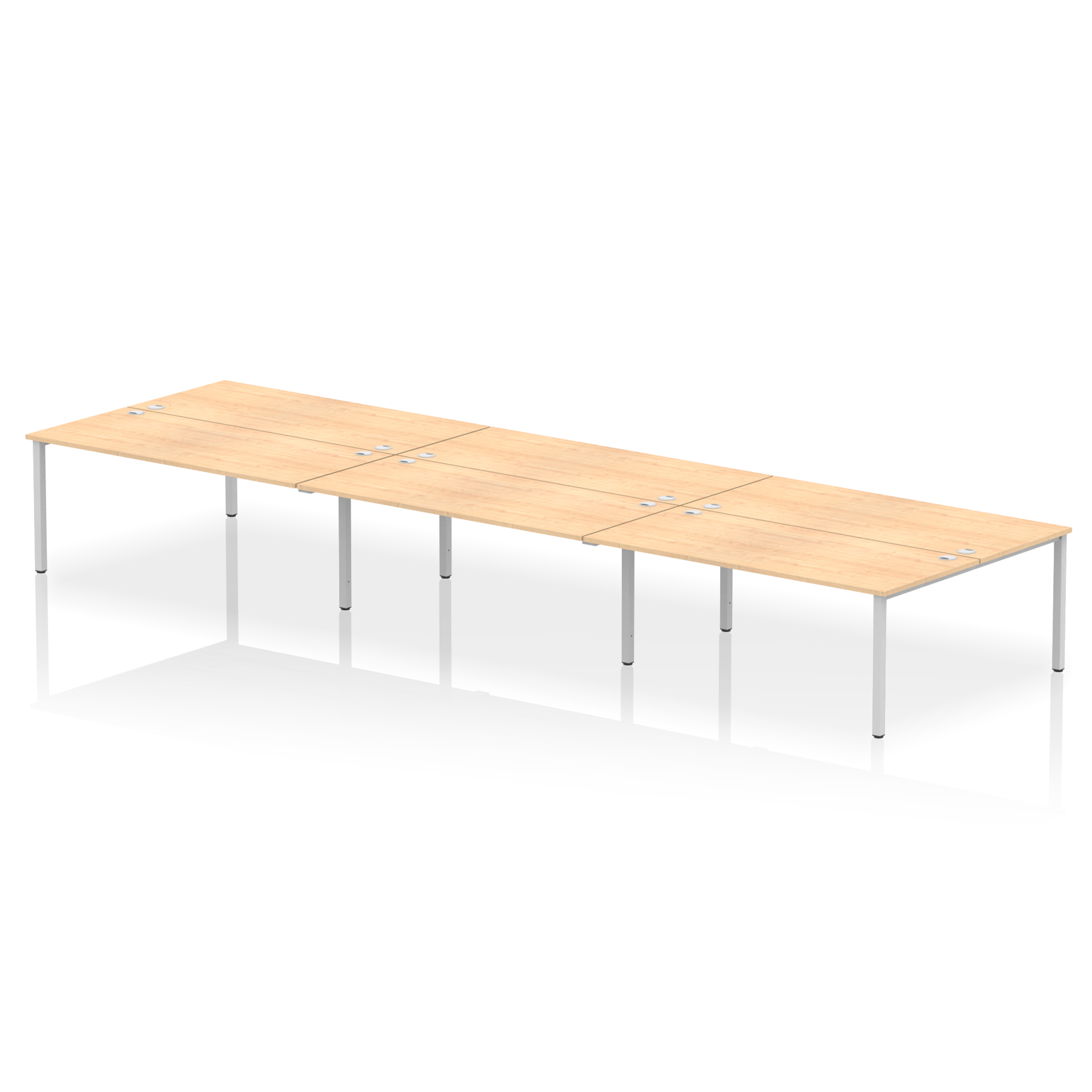 Maple / Silver Frame