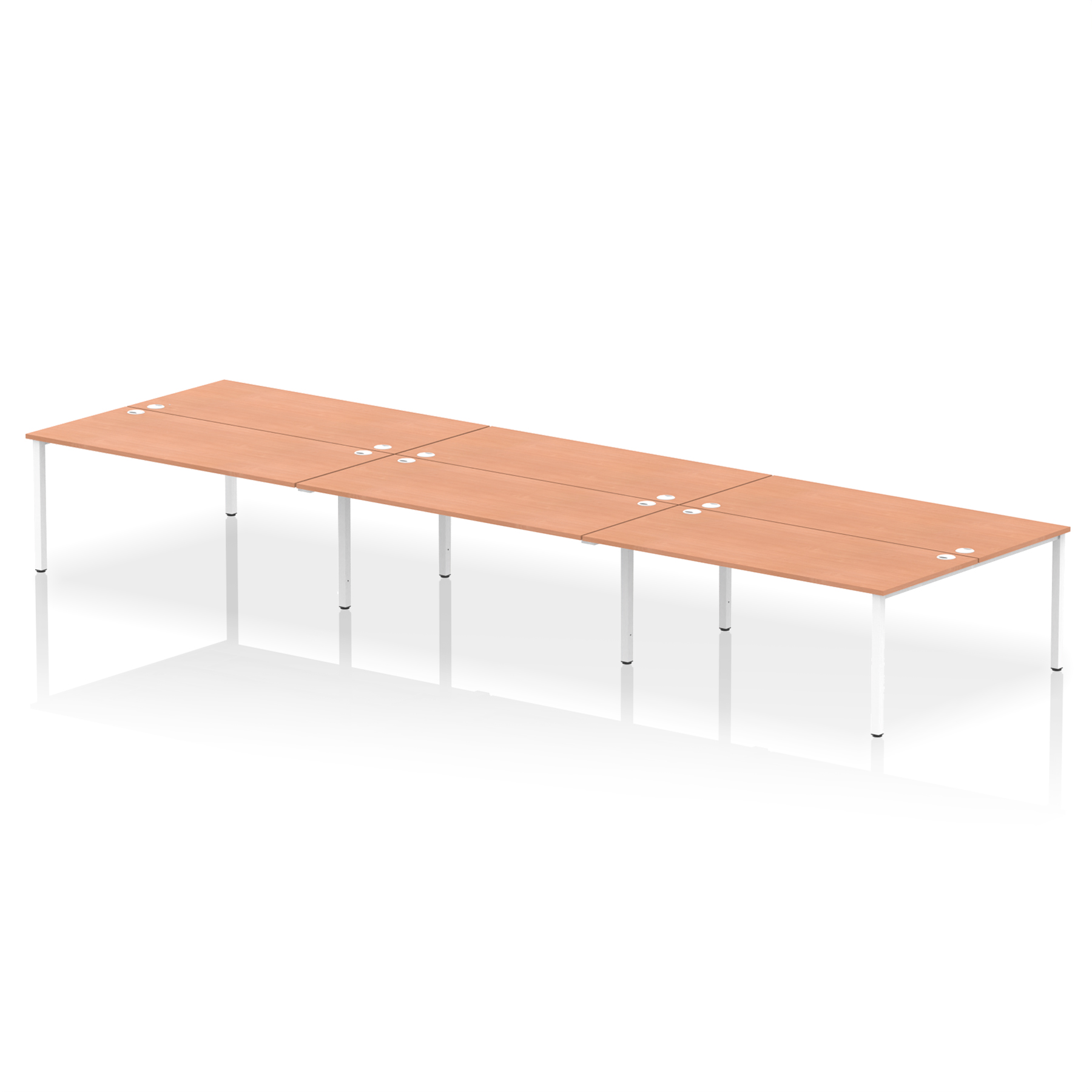 Beech / White Frame
