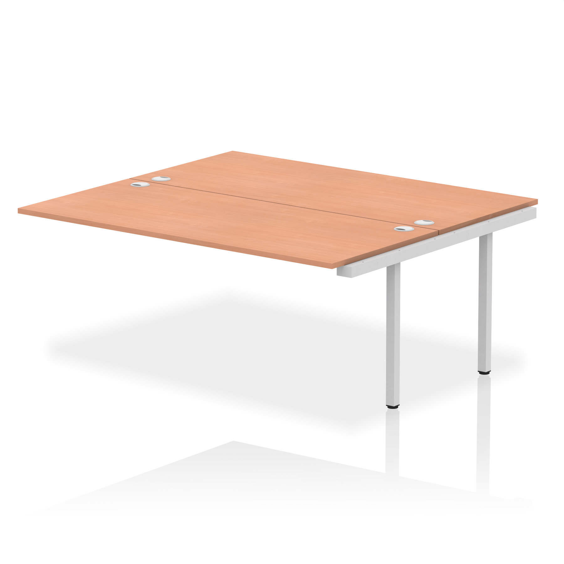 Beech / Silver Frame