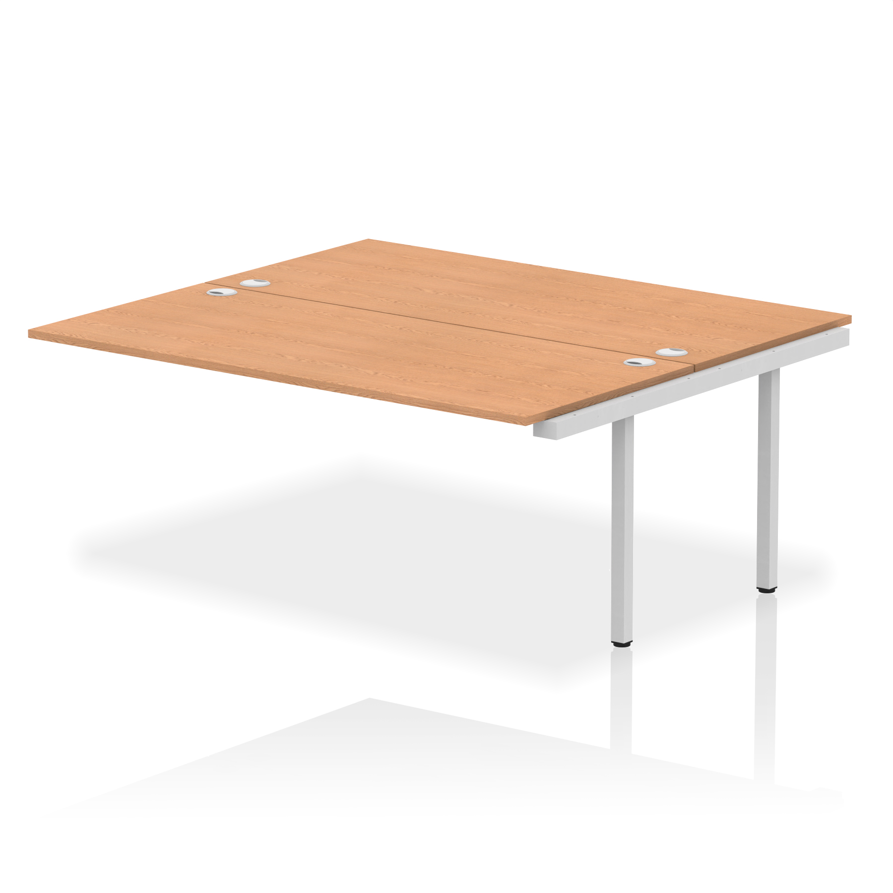 Oak / Silver Frame