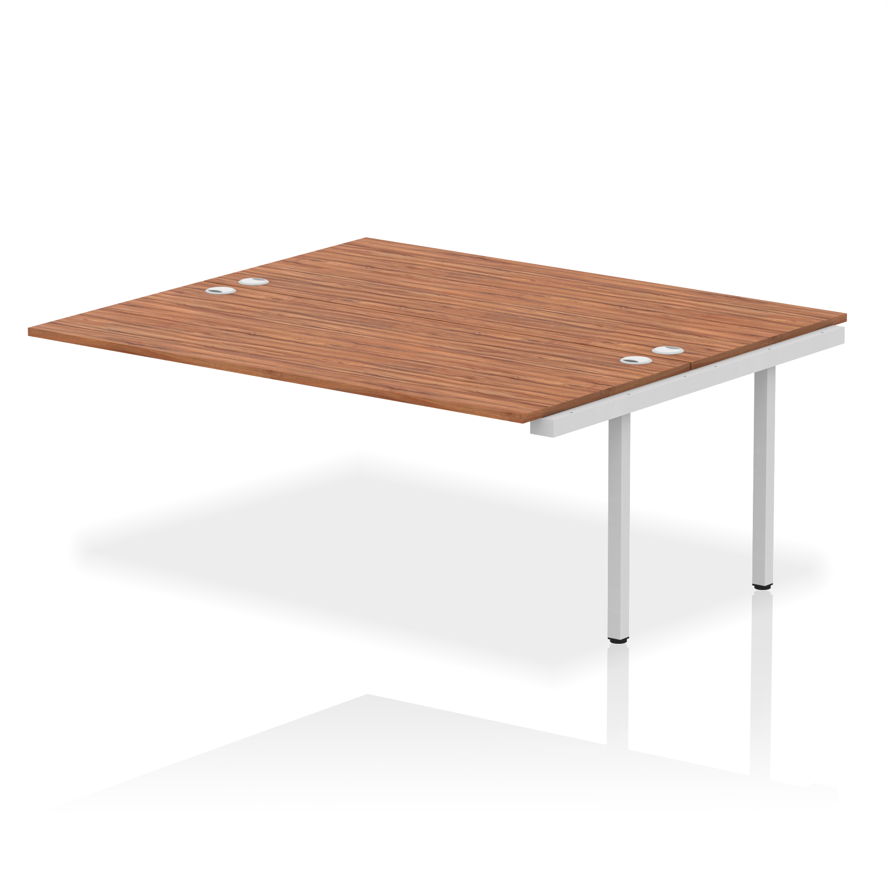 Walnut / Silver Frame