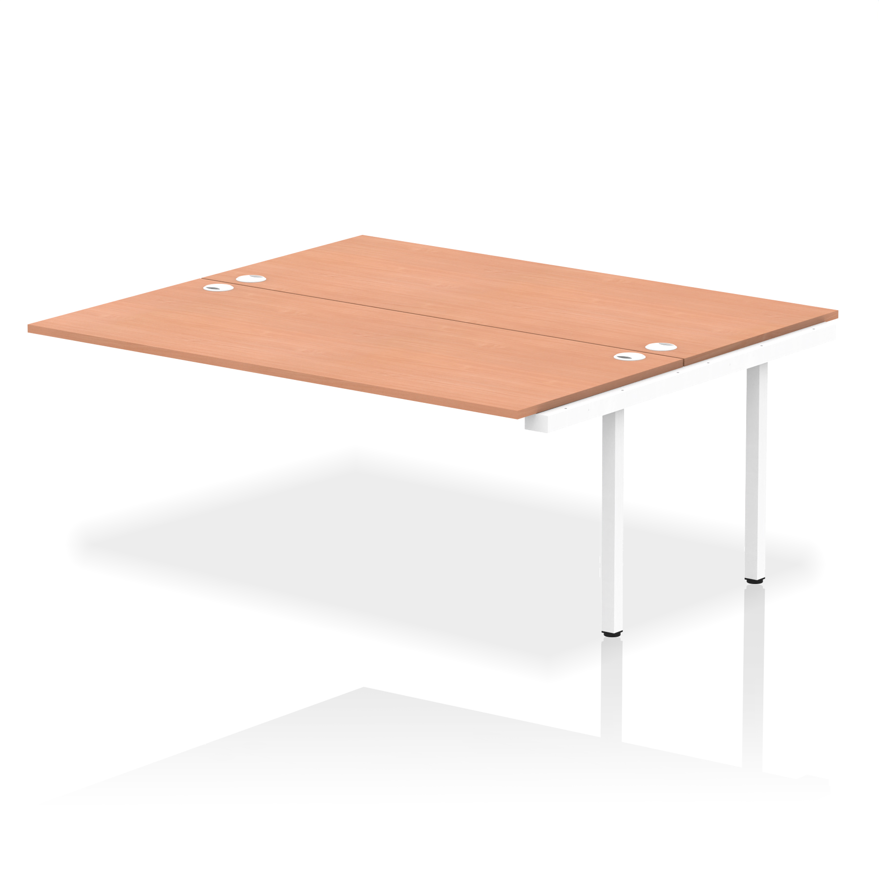 Beech / White Frame
